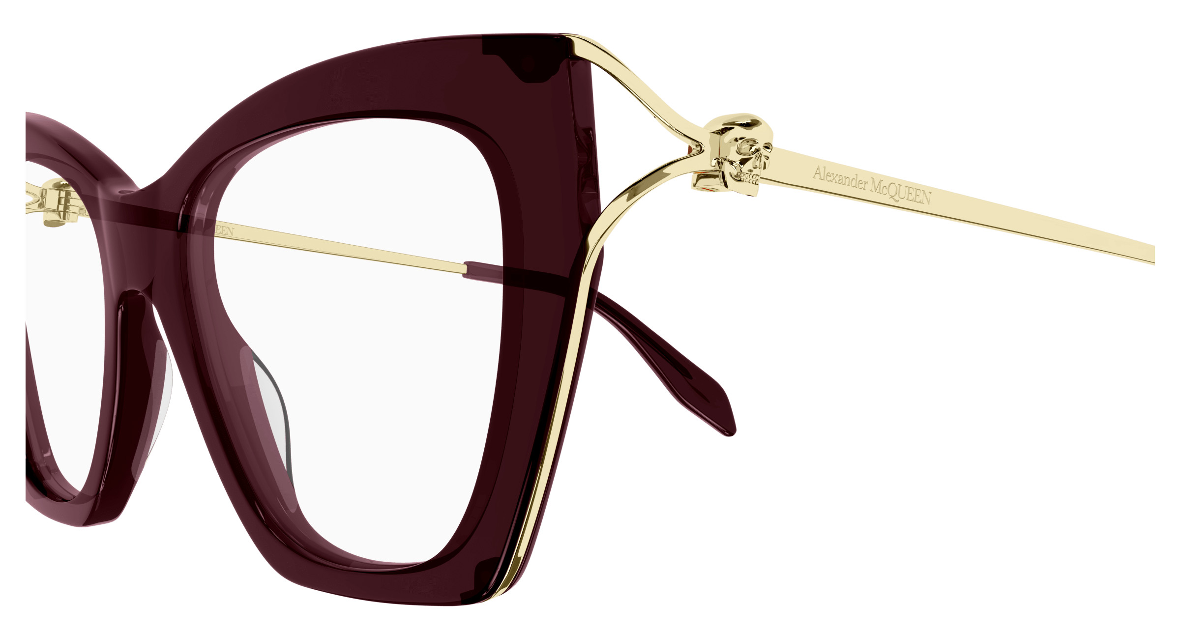 AM0376O Eyeglasses - Alexander McQueen Authorized Retailer