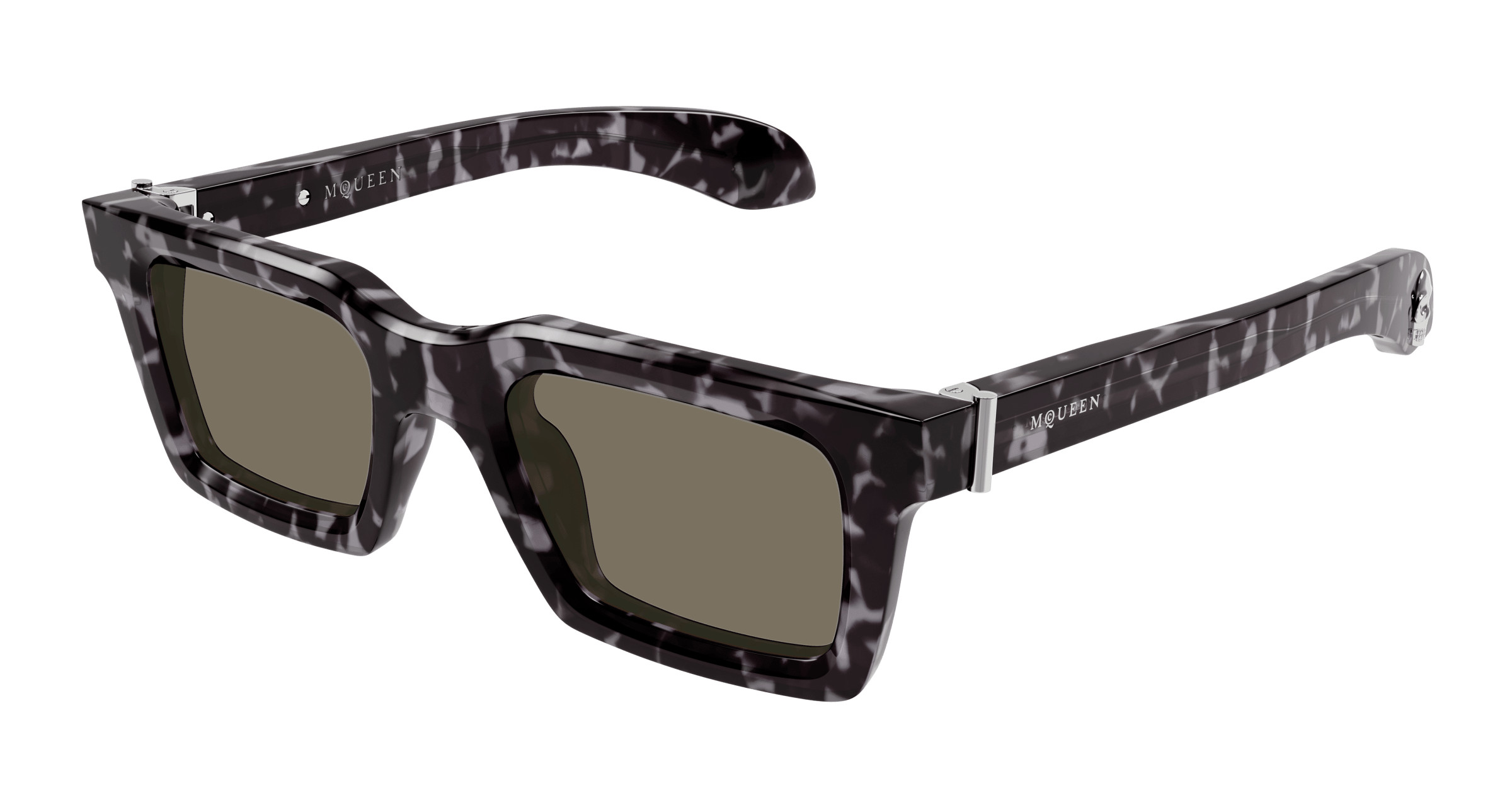 Alexander McQueen Sunglasses, New 265 Alexander Mcqueen AM0481S Aviator Sunglasses | Fashion  main image 4