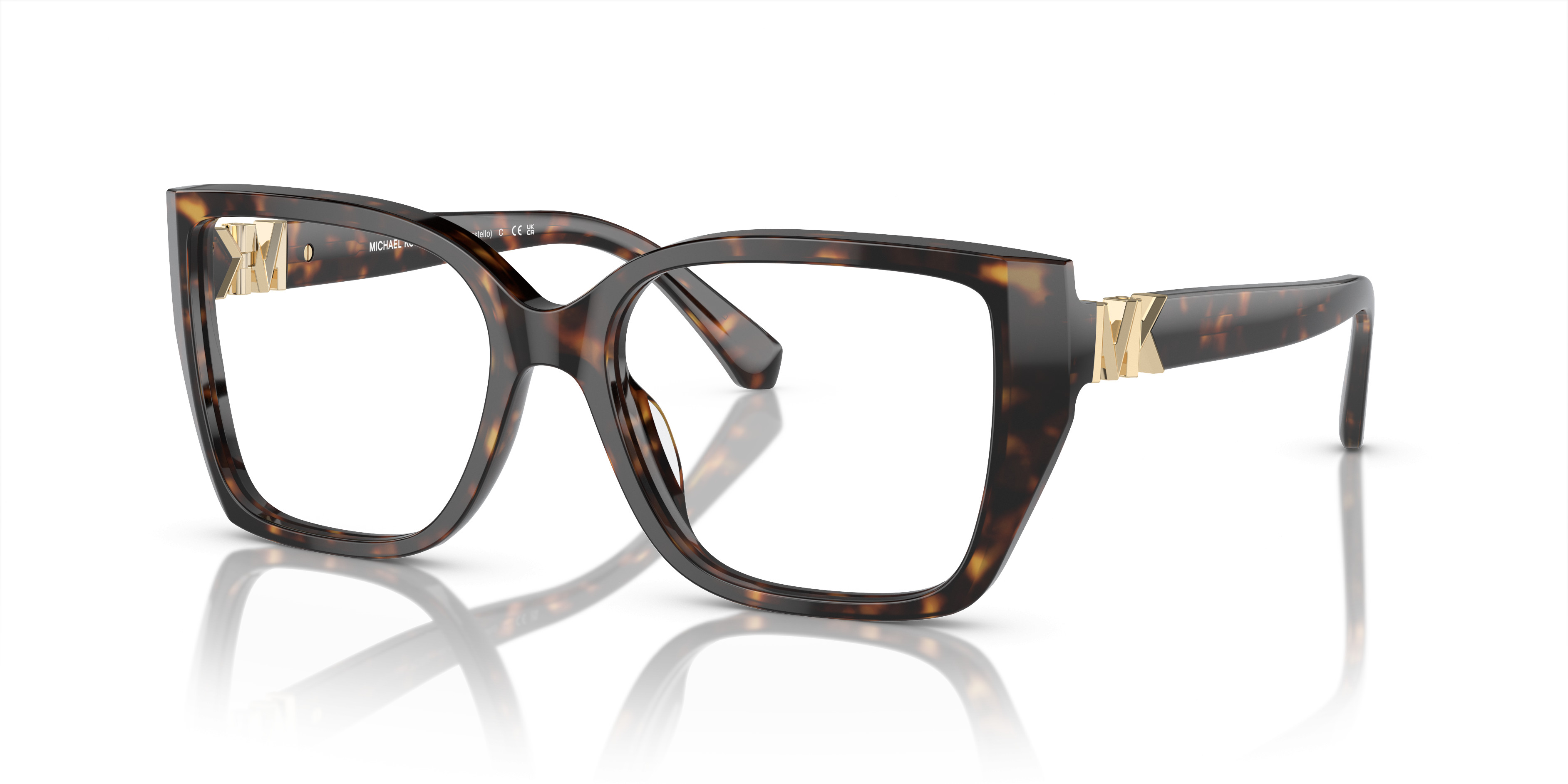 Tortoiseshell Cat-Eye Women\'s Sunglasses ? - MK Eyeglass Case MK4175D RONDA Eyeglasses - Michael Kors Authorized Retailer  main image 2
