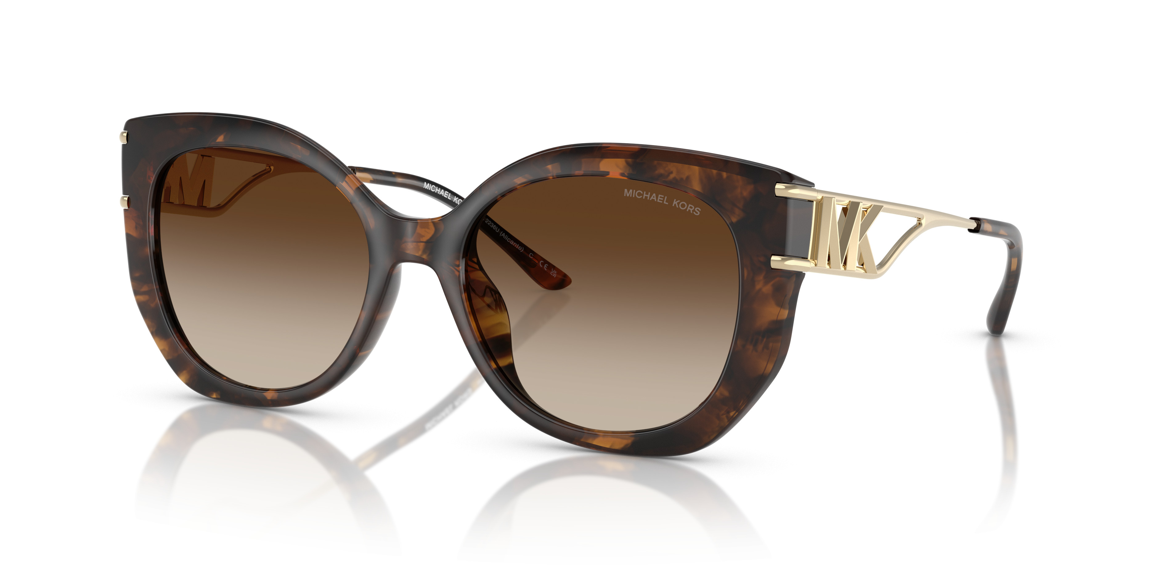 マウリダアウリアラーマ 　MICHAEL KORS 茶系　A4可能 MK2236U ALICANTE Sunglasses - Michael Kors Authorized Retailer
