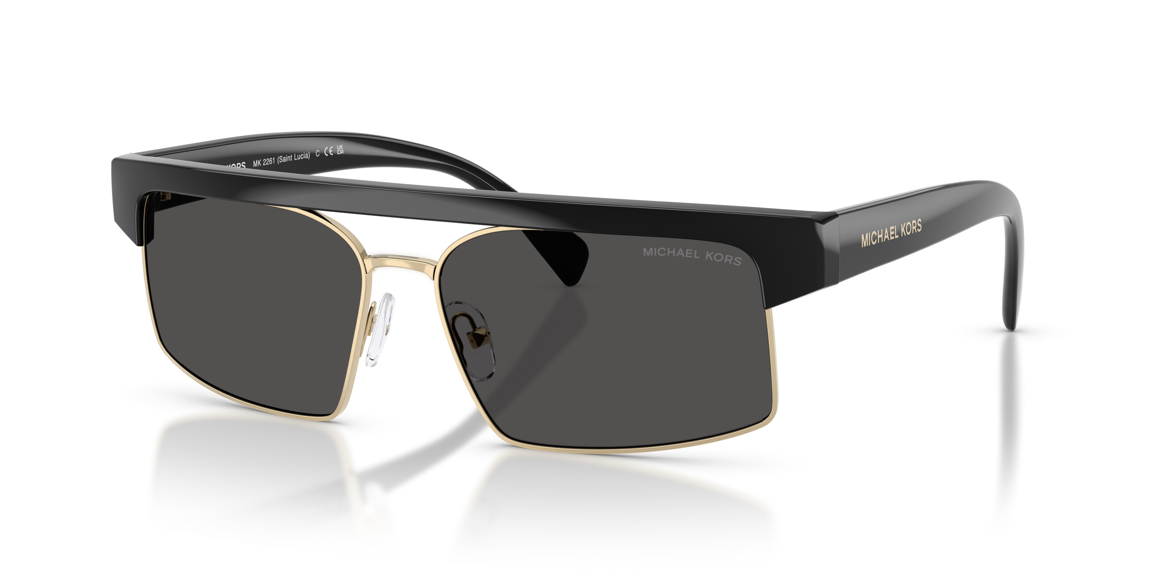 Michael Kors Lucia women’s metal frame sunglasses Michael Kors St. Lucia Women main image 4