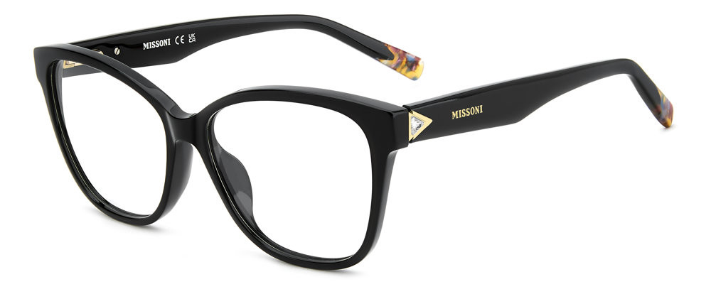 Missoni Black Acetate Glasses Women\'s (Frames) Missoni MIS 0216 807 53 | Bassol Optic United States main image 2