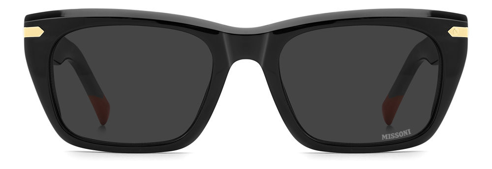 Чёрные прямоугольные очки Missoni вид спереди