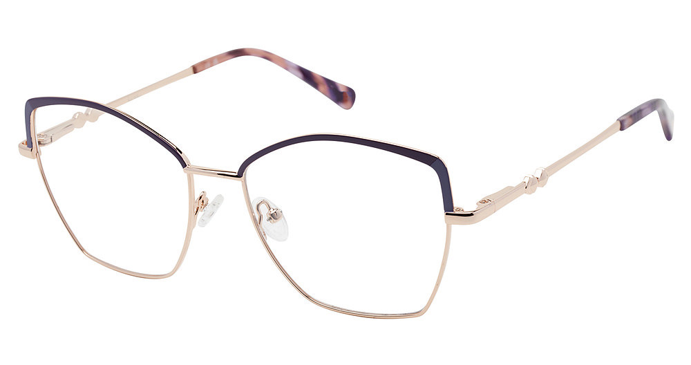 Nicole Miller Burgundy Cat Eye Women Full Rim 51-16-135 Eyeglasses Frames ONLY Nicole Miller CARMAN Eyeglasses | Select Eyewear main image 4