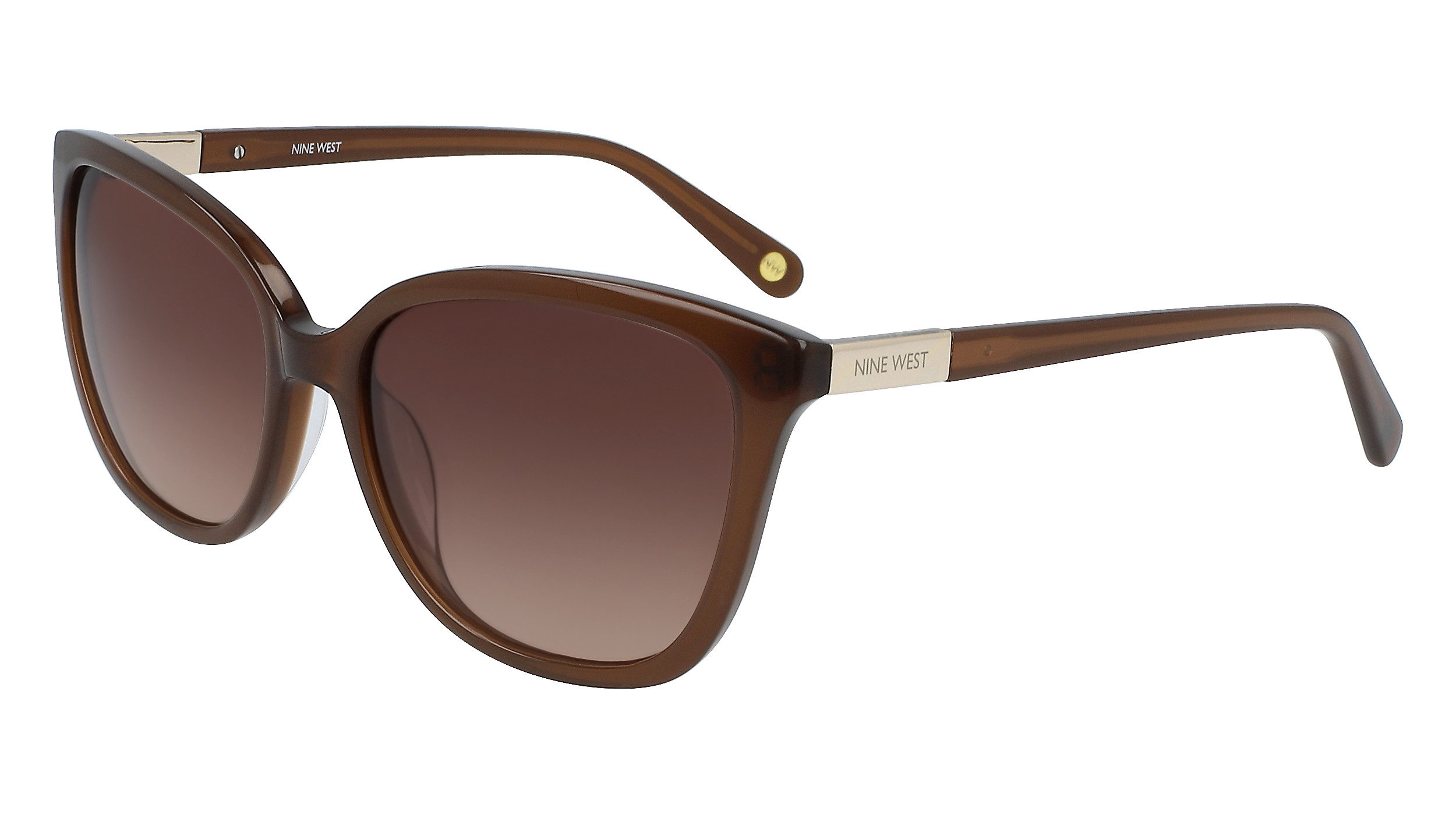 NEW Nine West NW558S 284 Brown 53-15-135 Women’s Sunglasses New Nine West 558S Women main image 3