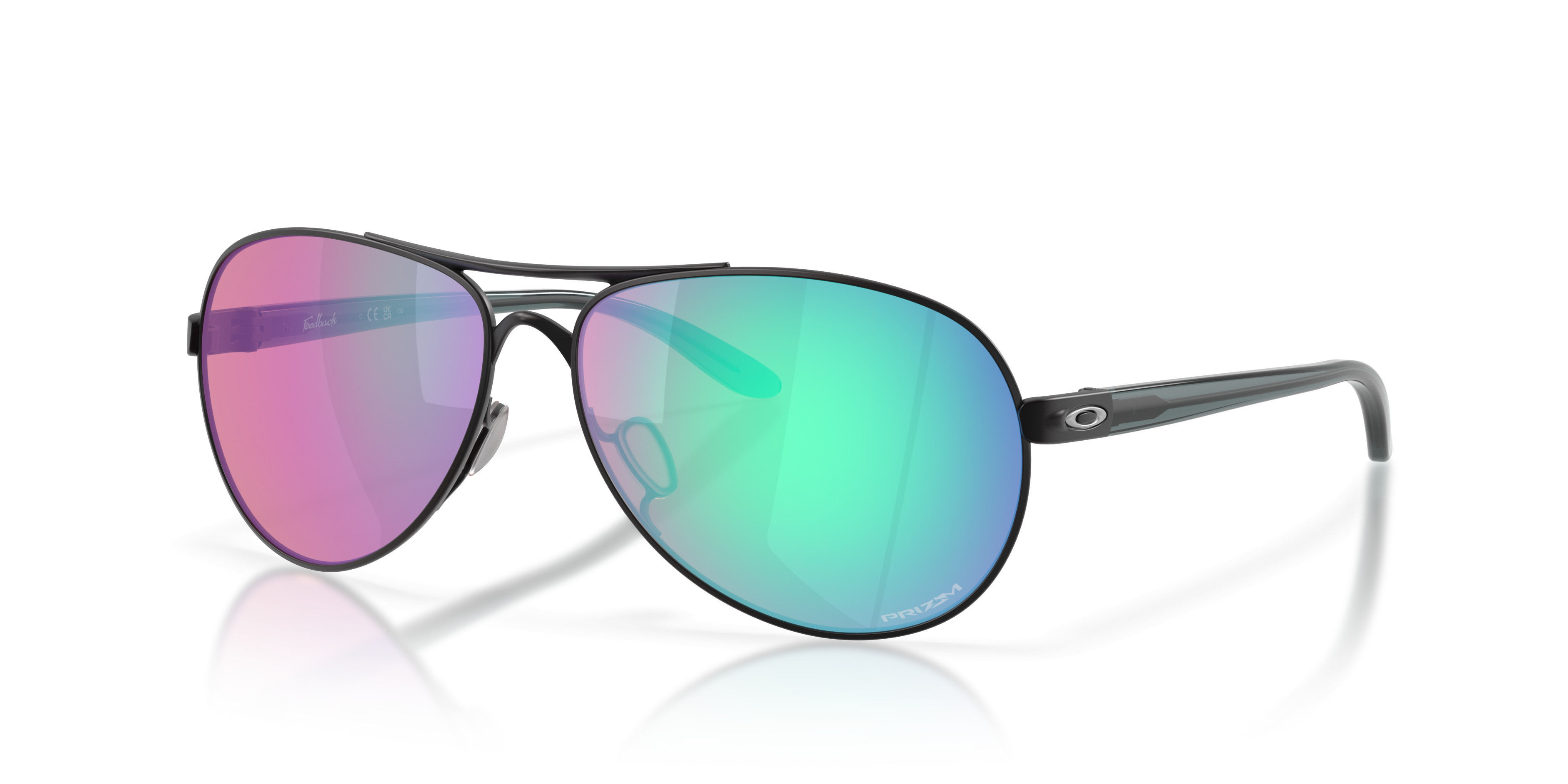 Oakley Feedback Sunglasses with Prizm Grey Gradient Lenses Oakley Feedback Prescription Sunglasses | FramesDirect.com main image 2