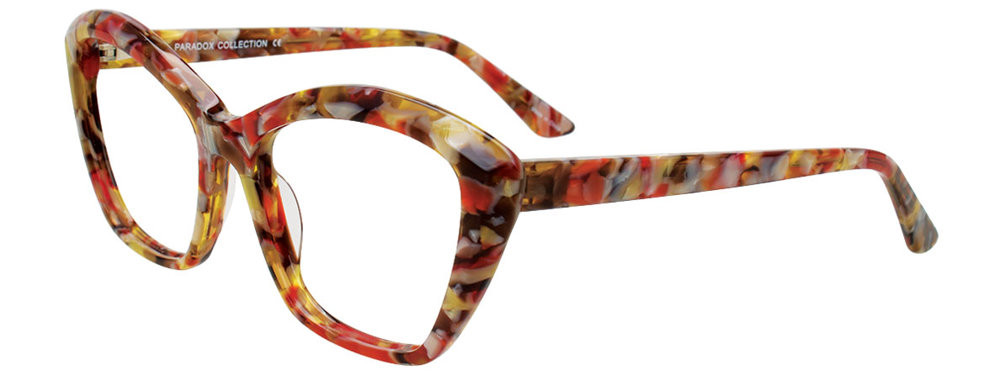 Paradox P5004 10 Clear Brown Authentic Eyeglasses 52-17 Paradox® Prescription Glasses - Authorized Dealer  main image 4