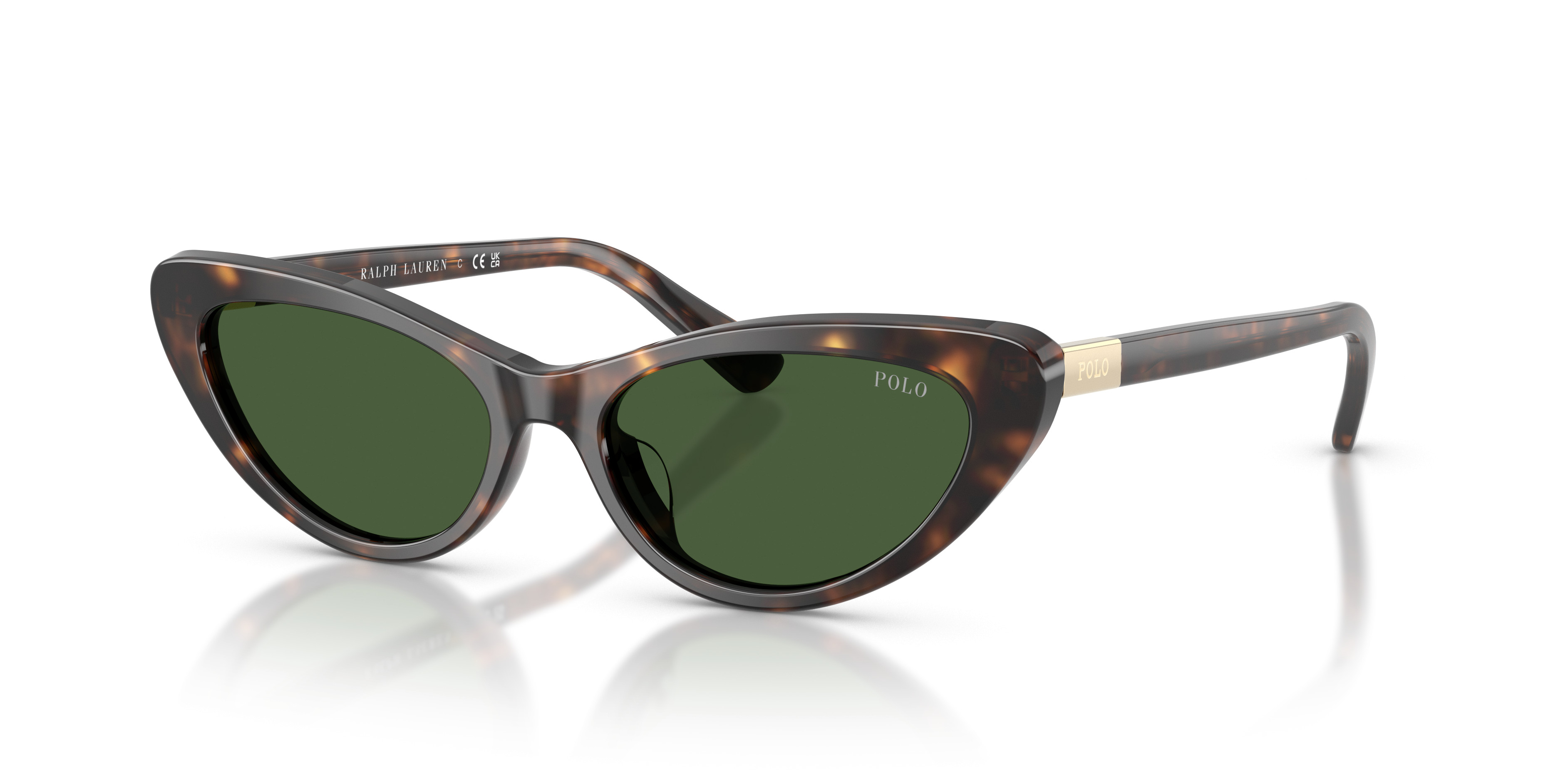 Polo Ralph Lauren Tortoise Cat Eye Sunglasses with Brown Lenses Ralph Lauren RA5191 Brown , Tortoise Prescription Sunglasses  main image 2
