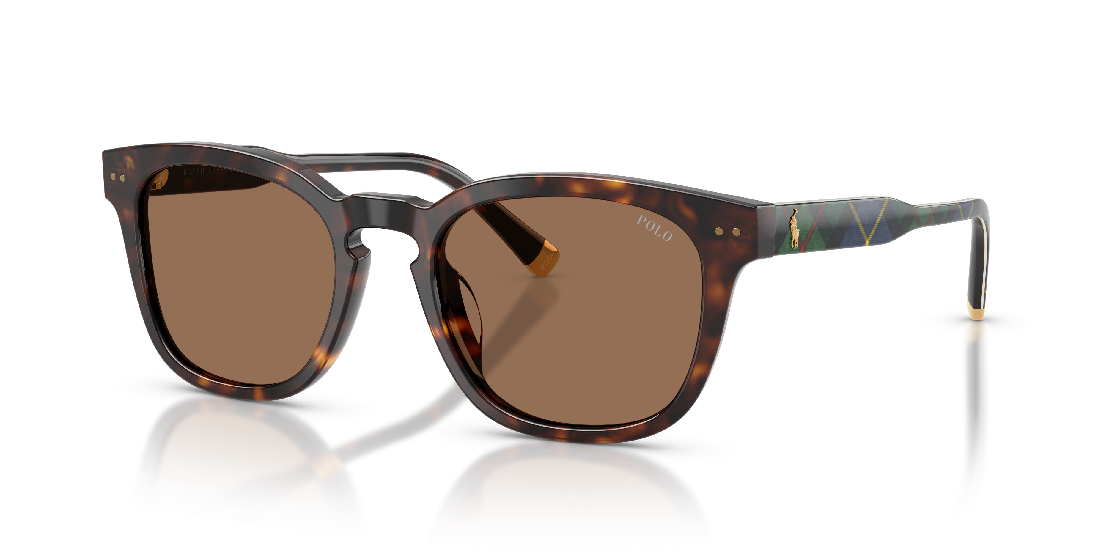Ralph Lauren Tortoiseshell Frame Sunglasses with Brown Lenses Ralph by Ralph Lauren 0RA5191 Sunglasses in Tortoise  main image 3
