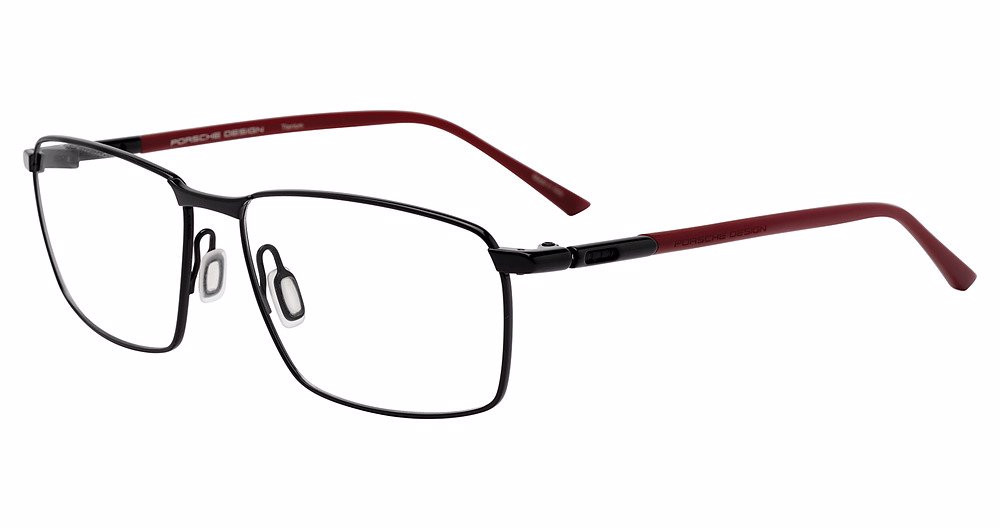 ?️Made in Italy! Porsche Design P8766 Pol.Black Eyeglasses 56/16 140 /EUM157?️ P8766 Eyeglasses - Porsche Design Authorized Retailer  main image 2