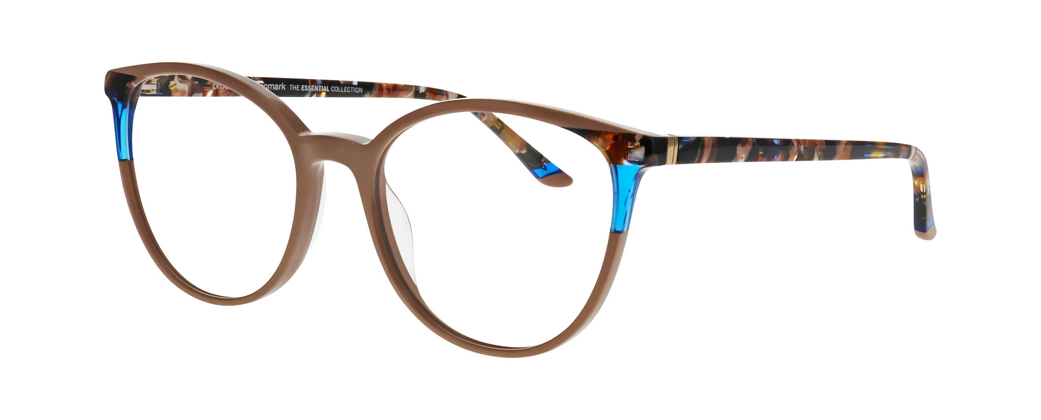 Prodesign Denmark Blue Tortoise Shell Cat Eye Eyeglass Frames 23188 NEW PRODESIGN DENMARK 3633 C.9245 BLUE CRYSTAL FADE  main image 4