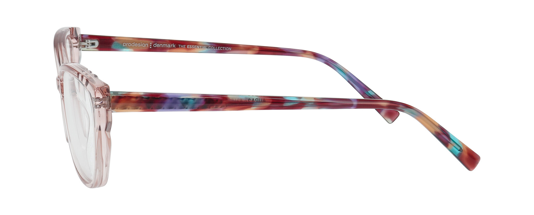 Prodesign Denmark Blue Tortoise Shell Cat Eye Eyeglass Frames 23188 NEW PRODESIGN DENMARK 3633 C.9245 BLUE CRYSTAL FADE  main image 2
