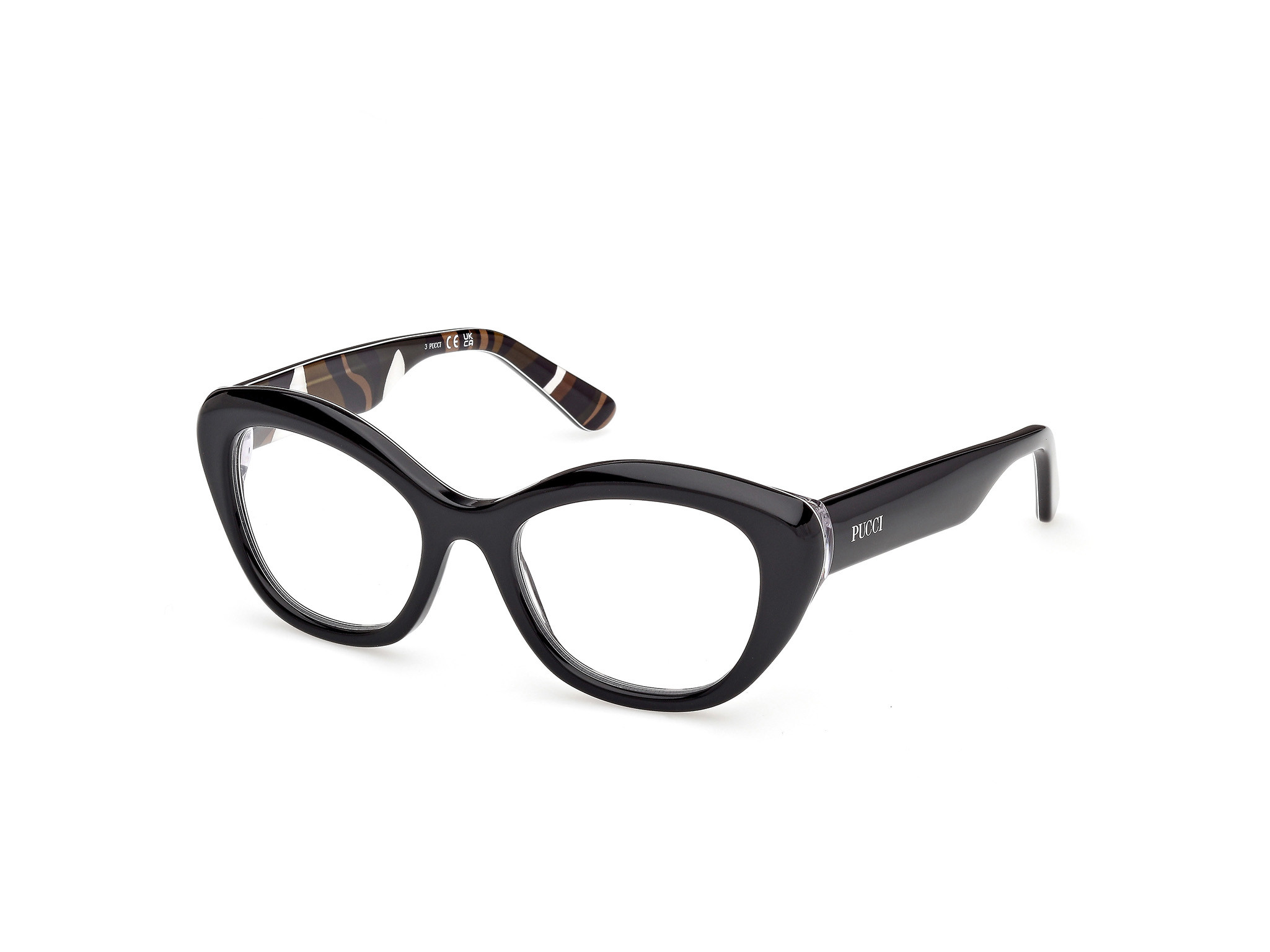 Emilio Pucci EP2696 Square Frame Eyeglasses Women Black Frames