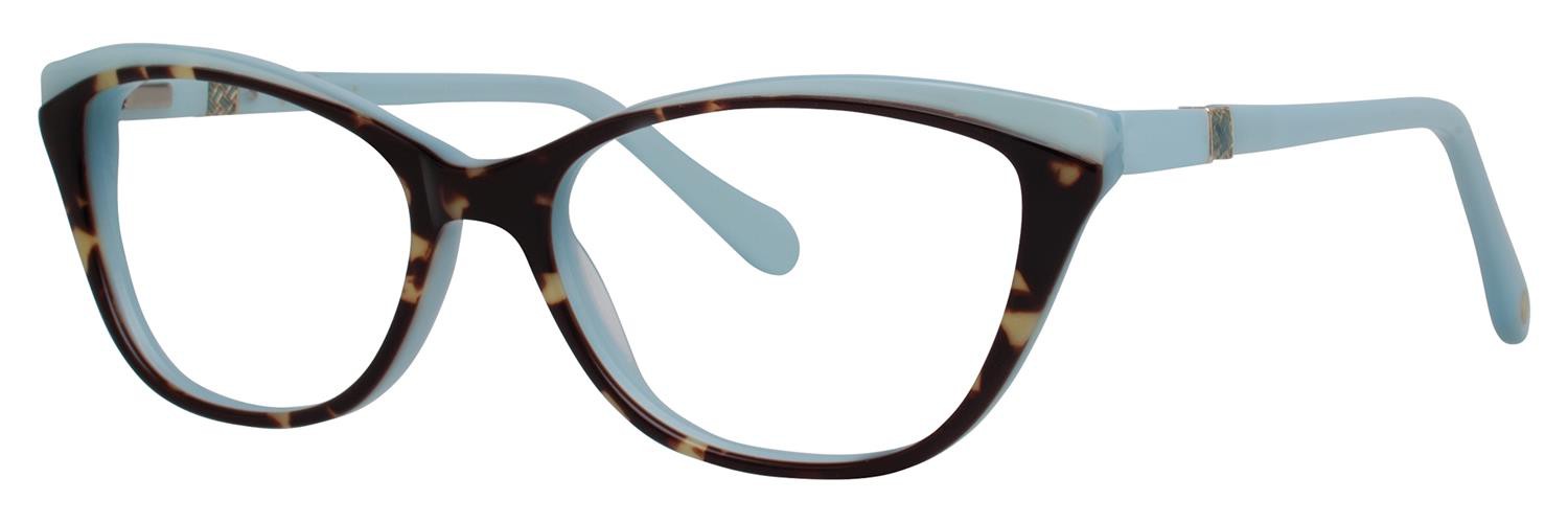 Lilly Pulitzer Bentley Black & Tortoiseshell Cat-Eye Eyeglass Frames Waverly Eyeglasses Frames by Lilly Pulitzer main image 2