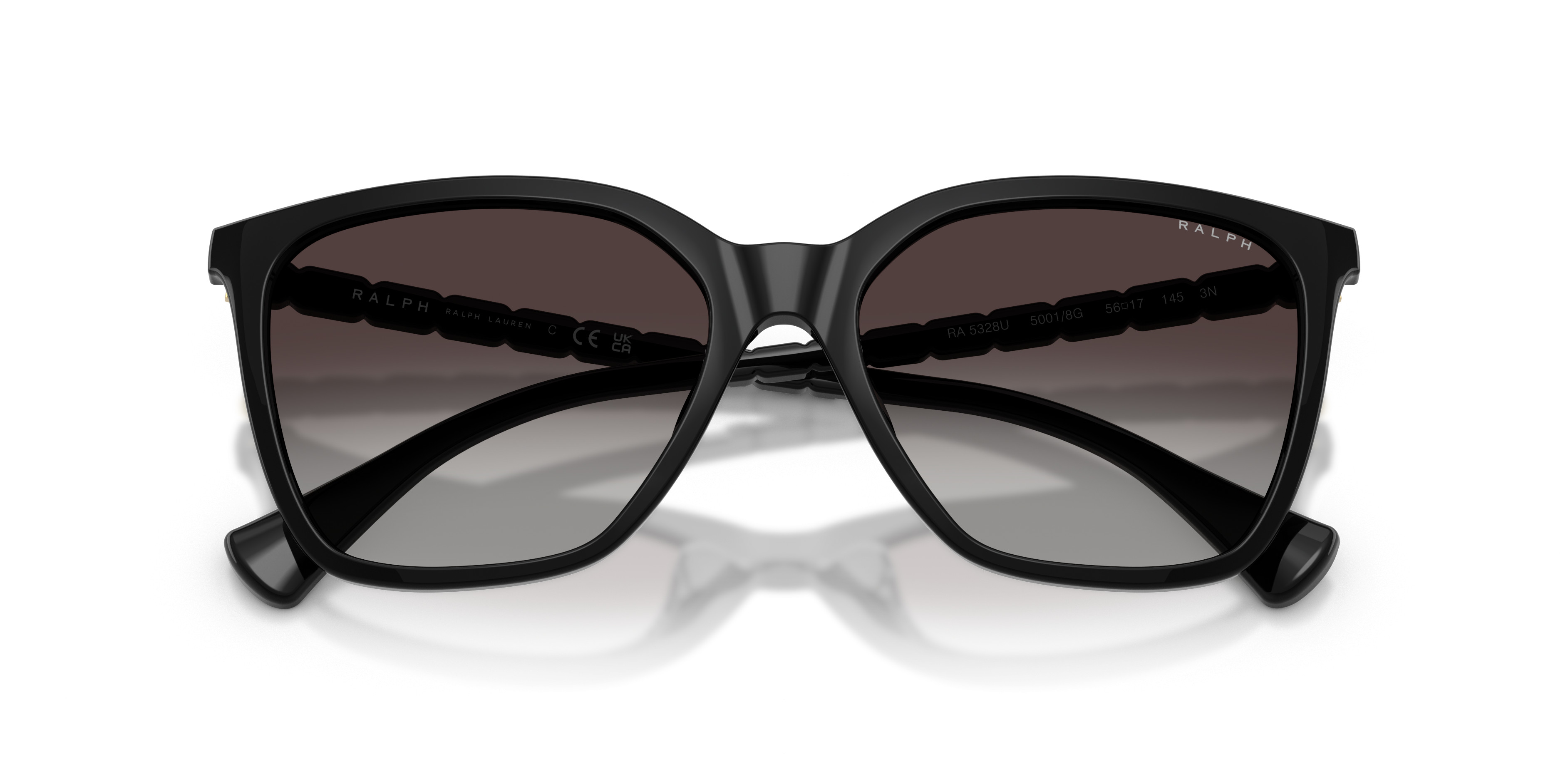 NWT RALPH LAUREN BLACK SUNGLASSES  ? Ralph Lauren RL8221 The Overszed Ricky Sunglasses | LensCrafters main image 3