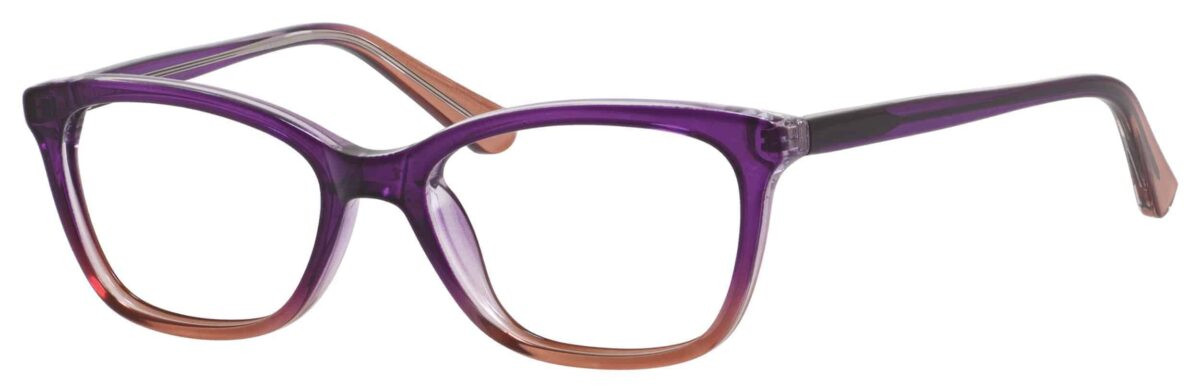 #5330 NRG Black and Lavender WOMENS Eyewear EYEGLASSES Frames ONLY 49-16-135 Walmart Women main image 4