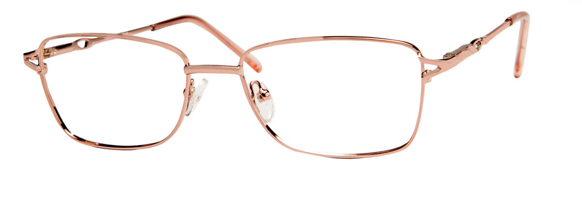 Enhance Womens Eyeglasses EN4333 Lilac Rectangular 53-17-140 Stainless Steel NWT EN4333 Eyeglasses - Enhance Authorized Retailer | coolframes  main image 4