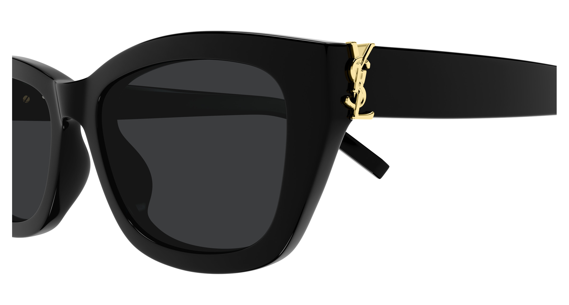 YSL Saint Laurent black acetate monogram sunglasses SL M15 black /grey/gold 31a6d67be575a3db5ef6d18ce5bc67  main image 3