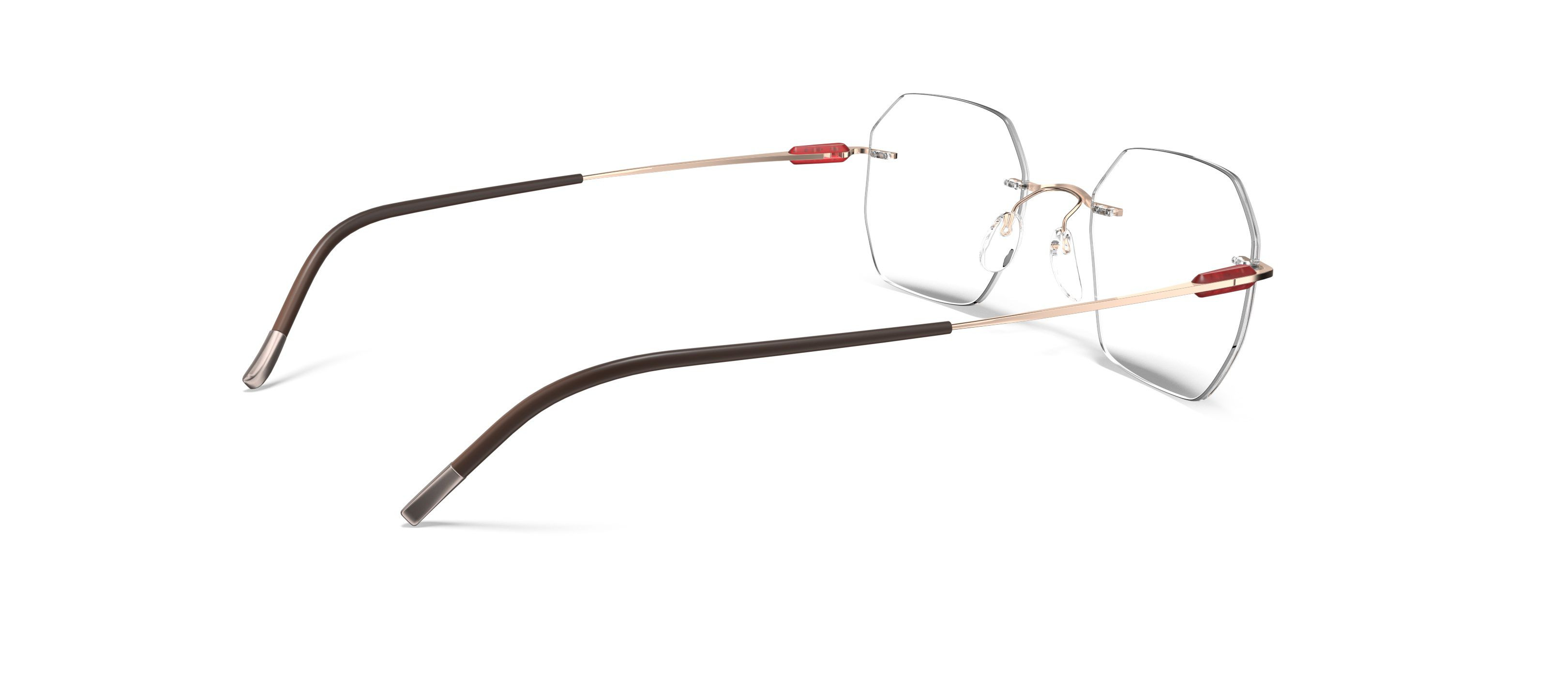 Purist 5561 LG Eyeglasses (Chassis #5561) - Silhouette Rimless