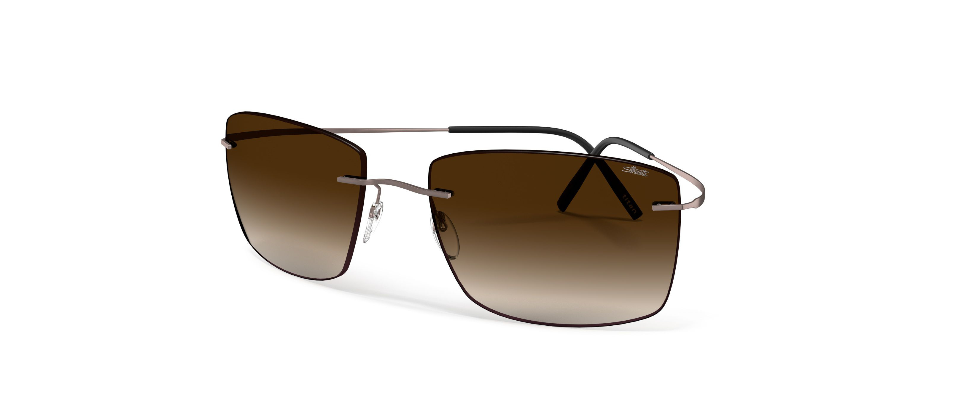 Avior Rimless 8741 Sunglasses (Chassis #8741) - Silhouette  display picture 3