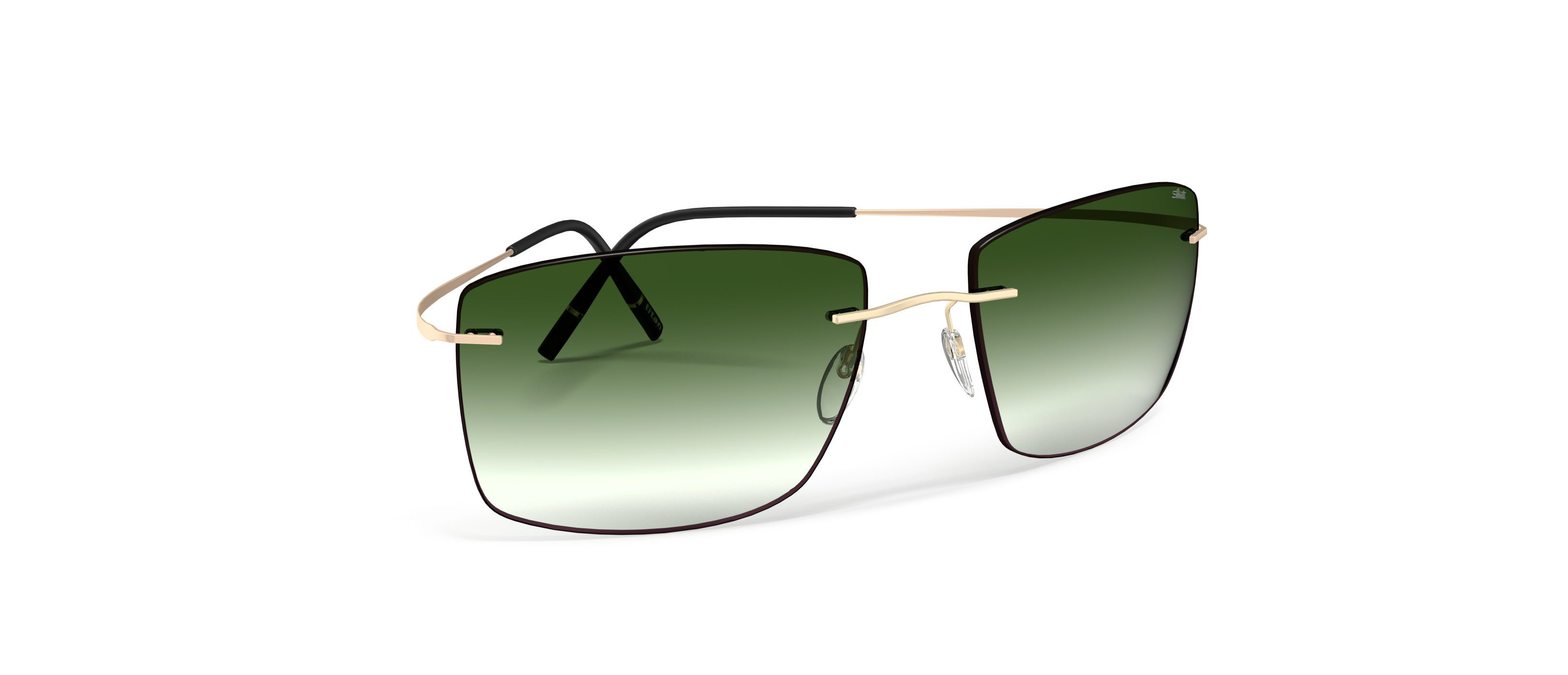 Avior Rimless 8741 Sunglasses (Chassis #8741) - Silhouette Rimless