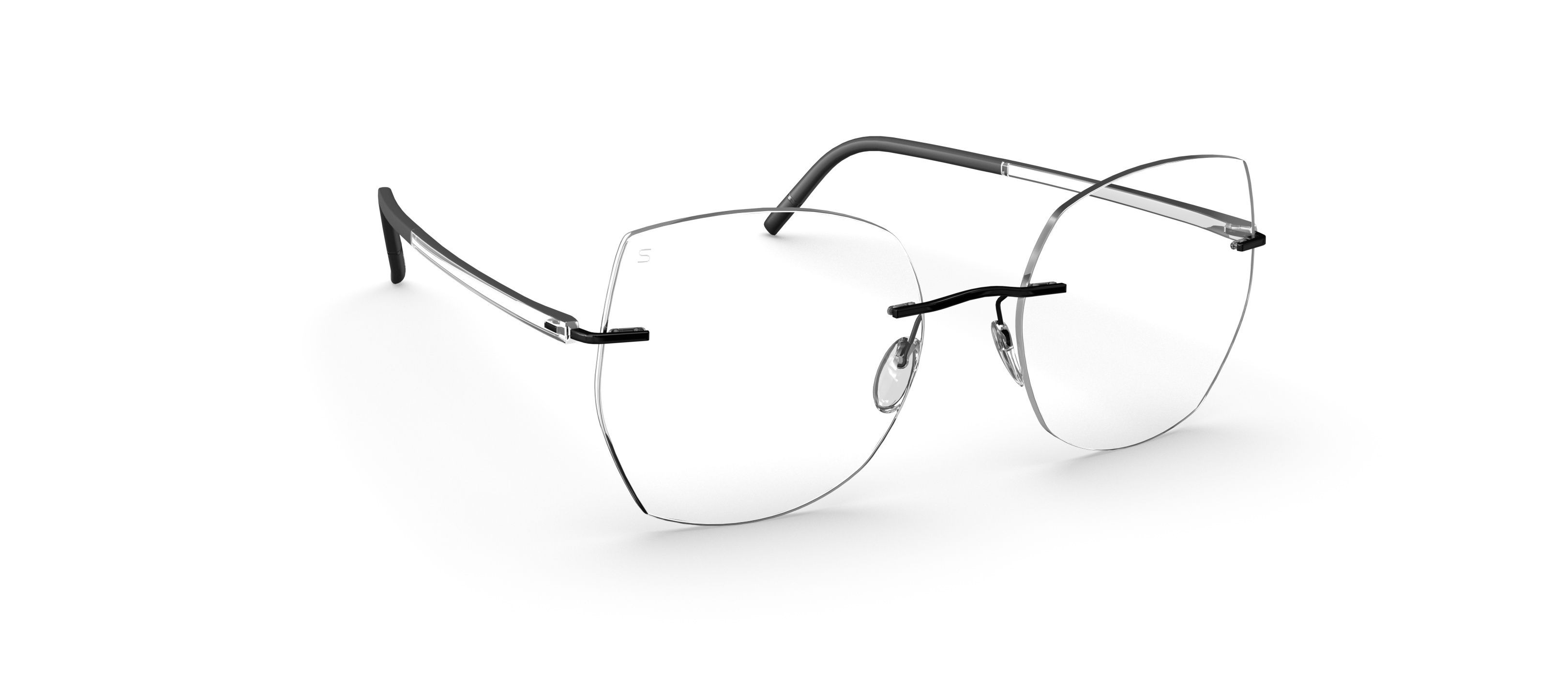 縁々品　W75㎝×D37㎝×H35㎝ The Wave 5567 OH Eyeglasses (Chassis #5567) - Silhouette Rimless