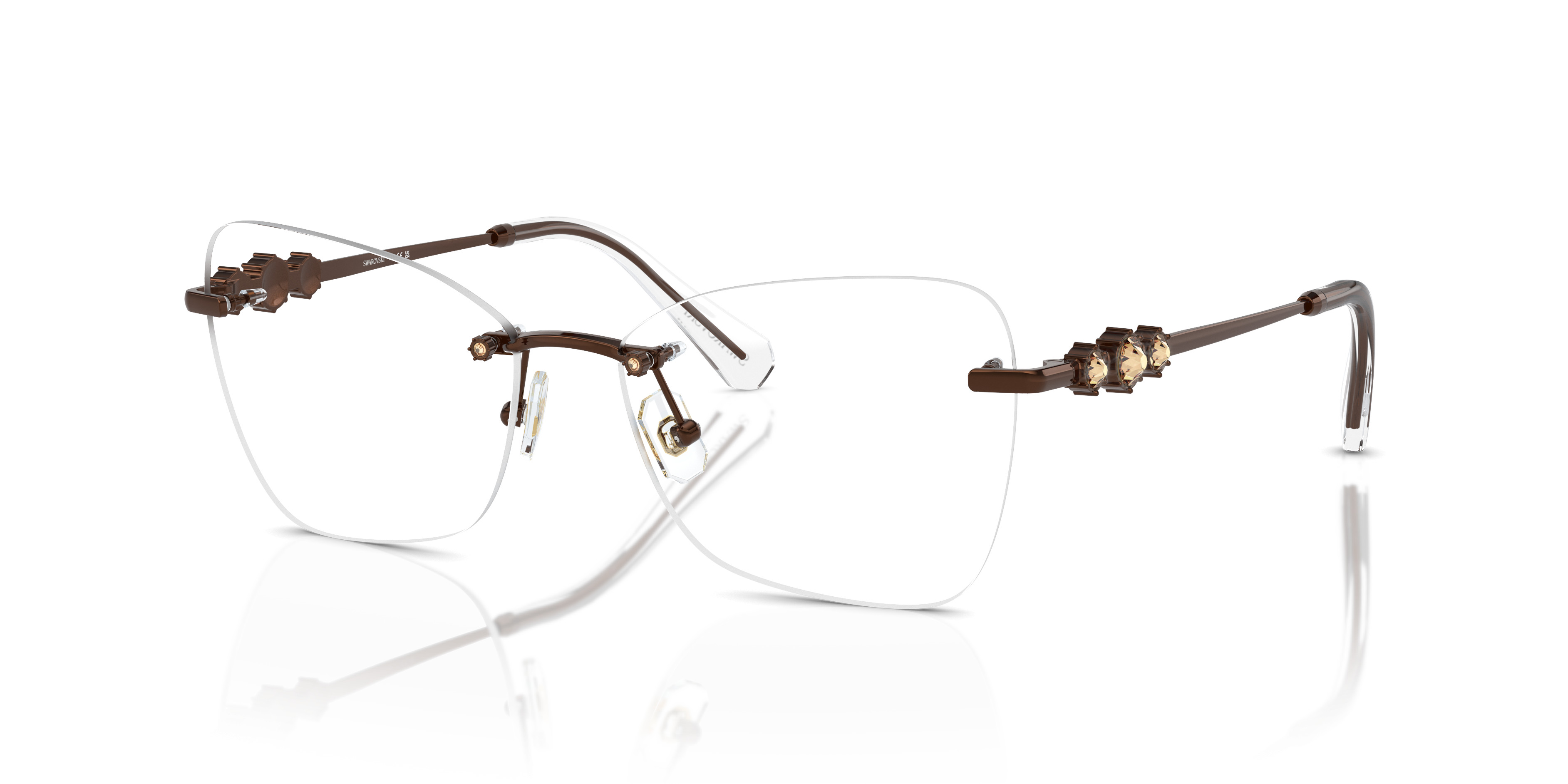 SK1014 Eyeglasses - Swarovski Authorized Retailer | coolframes.com