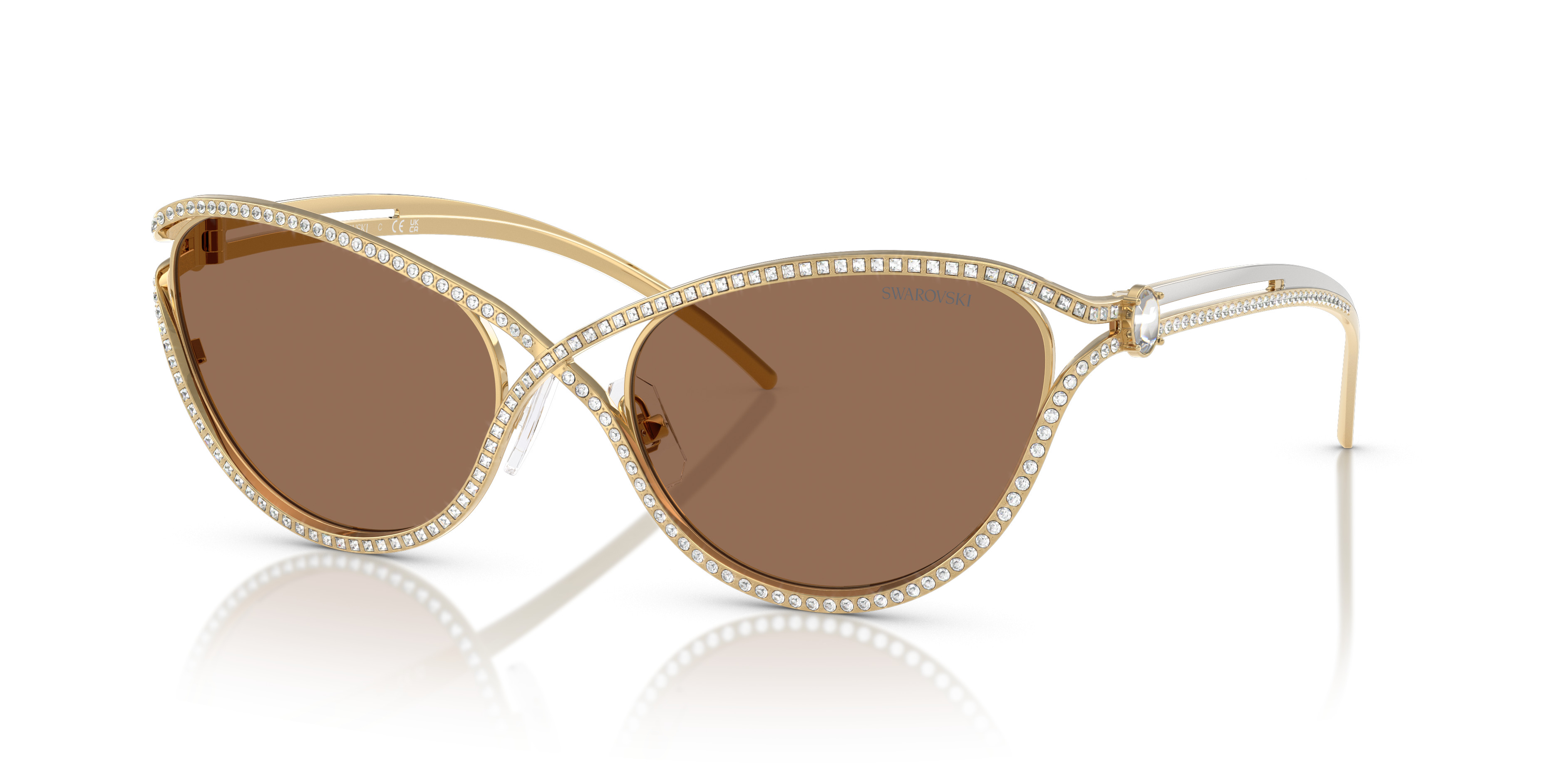 SK7025 Sunglasses - Swarovski Authorized Retailer | coolframes.com