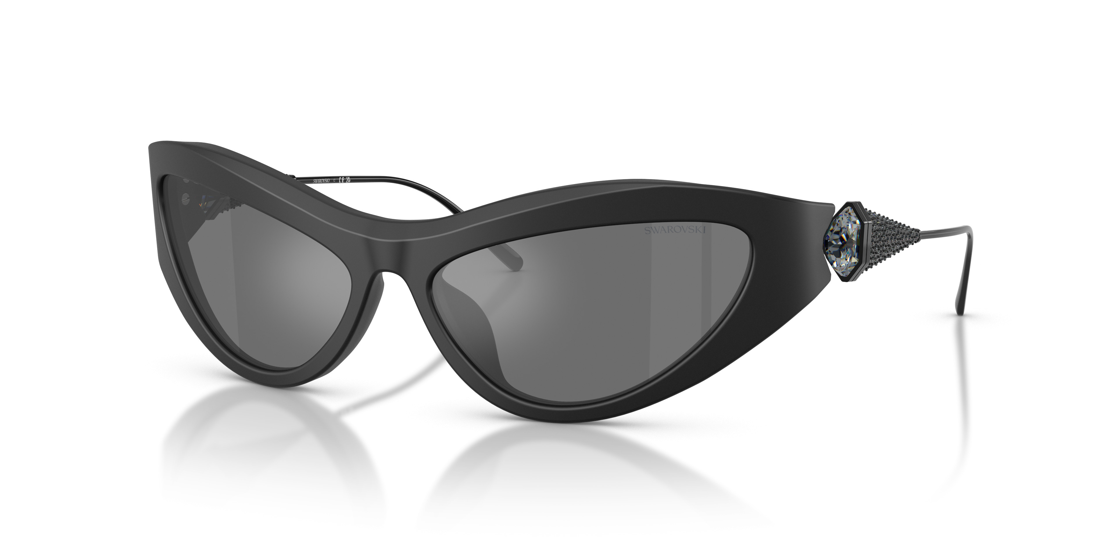 NEW - Swarovski Crystal Mirror Cat Eye Sunglasses Swarovski Women main image 3