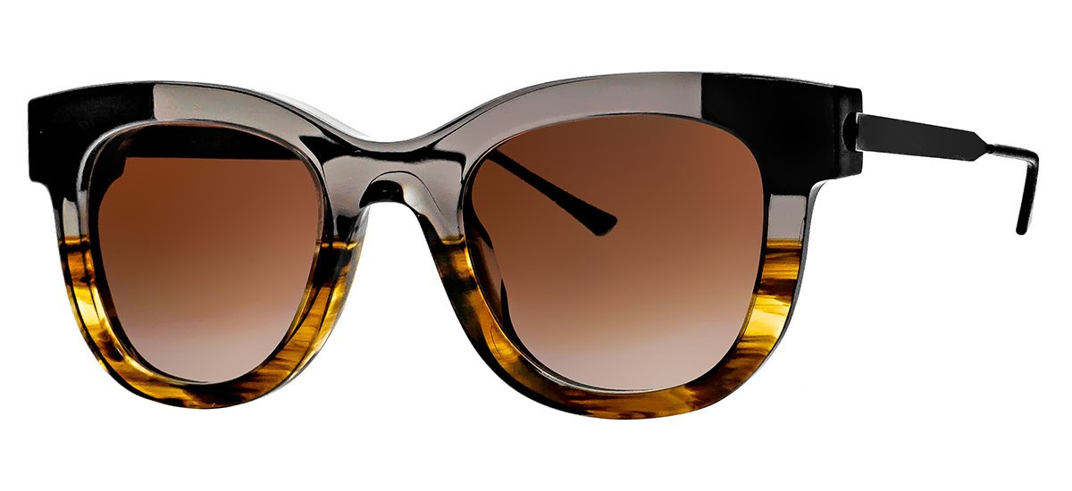 THIERRY LASRY -Popular Sexxxy sunglasses-Grey and Brown Cat-Eye Sunglasses Thierry Lasry - Sexxxy – Wink Optics main image 3