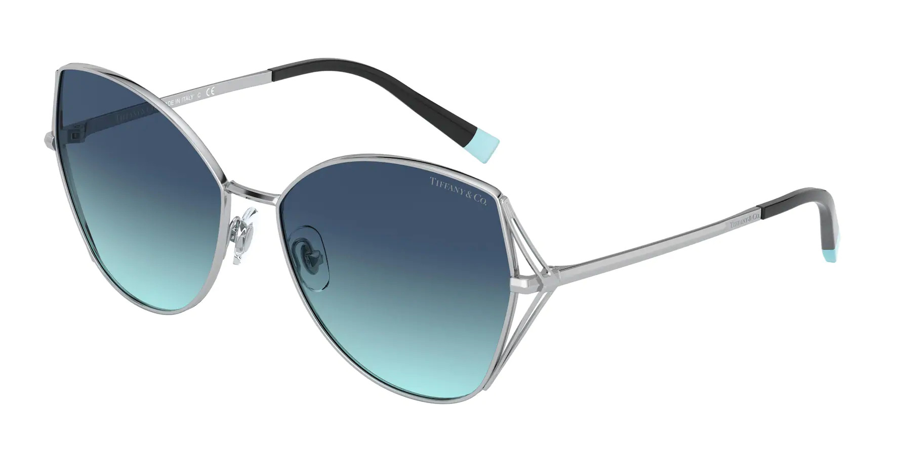 Tiffany & Co. Silver Aviator Sunglasses TF3072 Tiffany & Co. Silver Aviator Sunglasses | Mercari main image 3