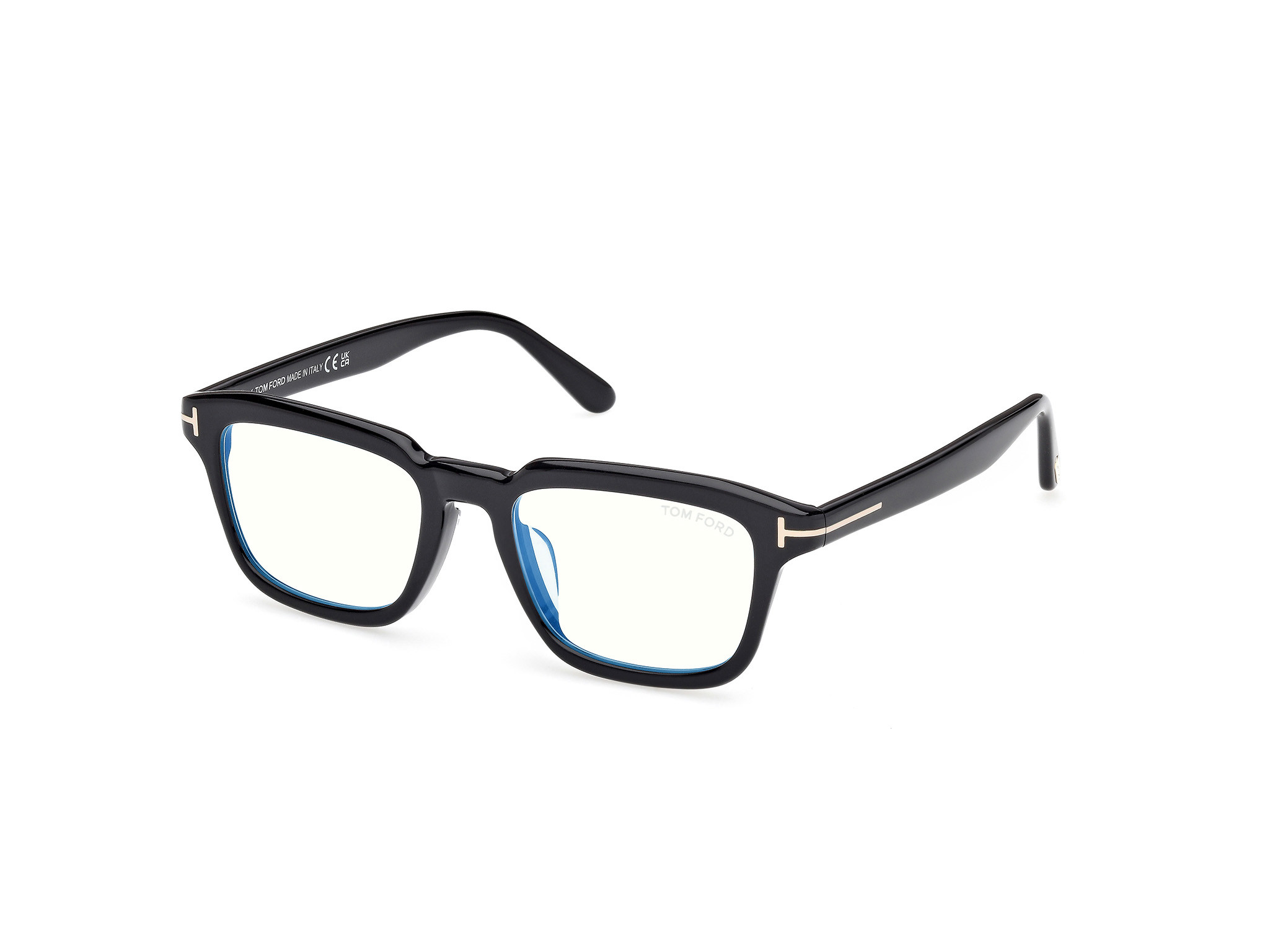 Tom Ford authentic eyeglasses. Tom Ford Square Eyeglasses - Neutrals Eyeglasses  main image 2
