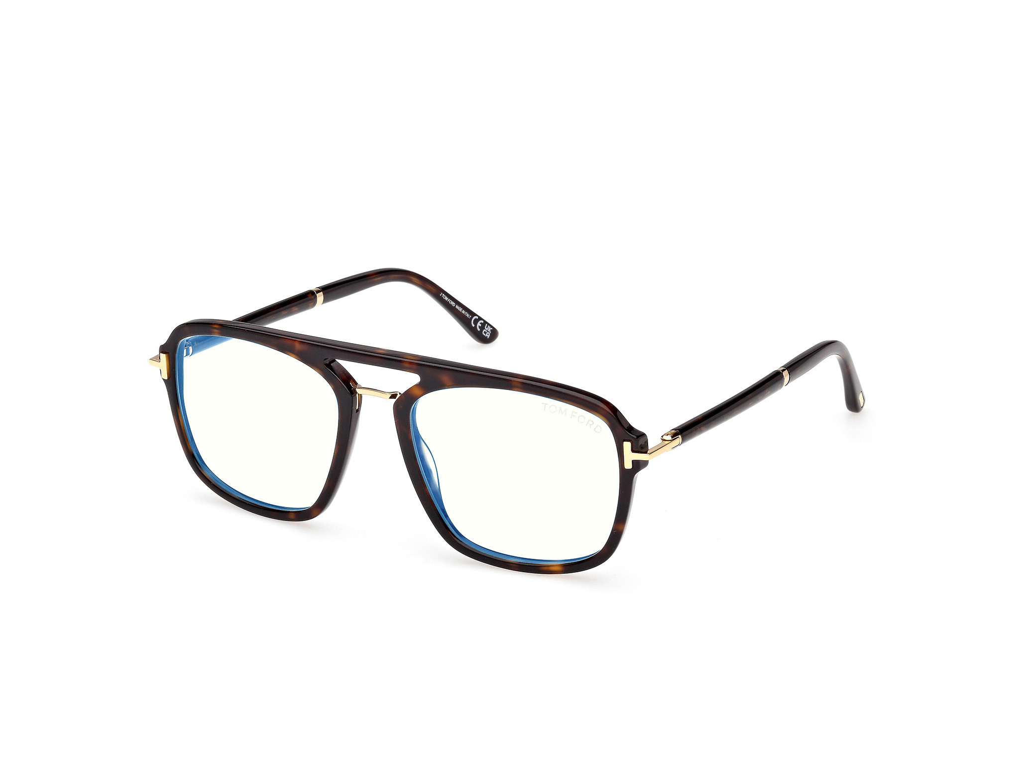 ??TOM FORD??METAL FRAME?? Tom Ford FT5985-B Optical Frame 001 Shiny Black - eye-oo.com main image 4