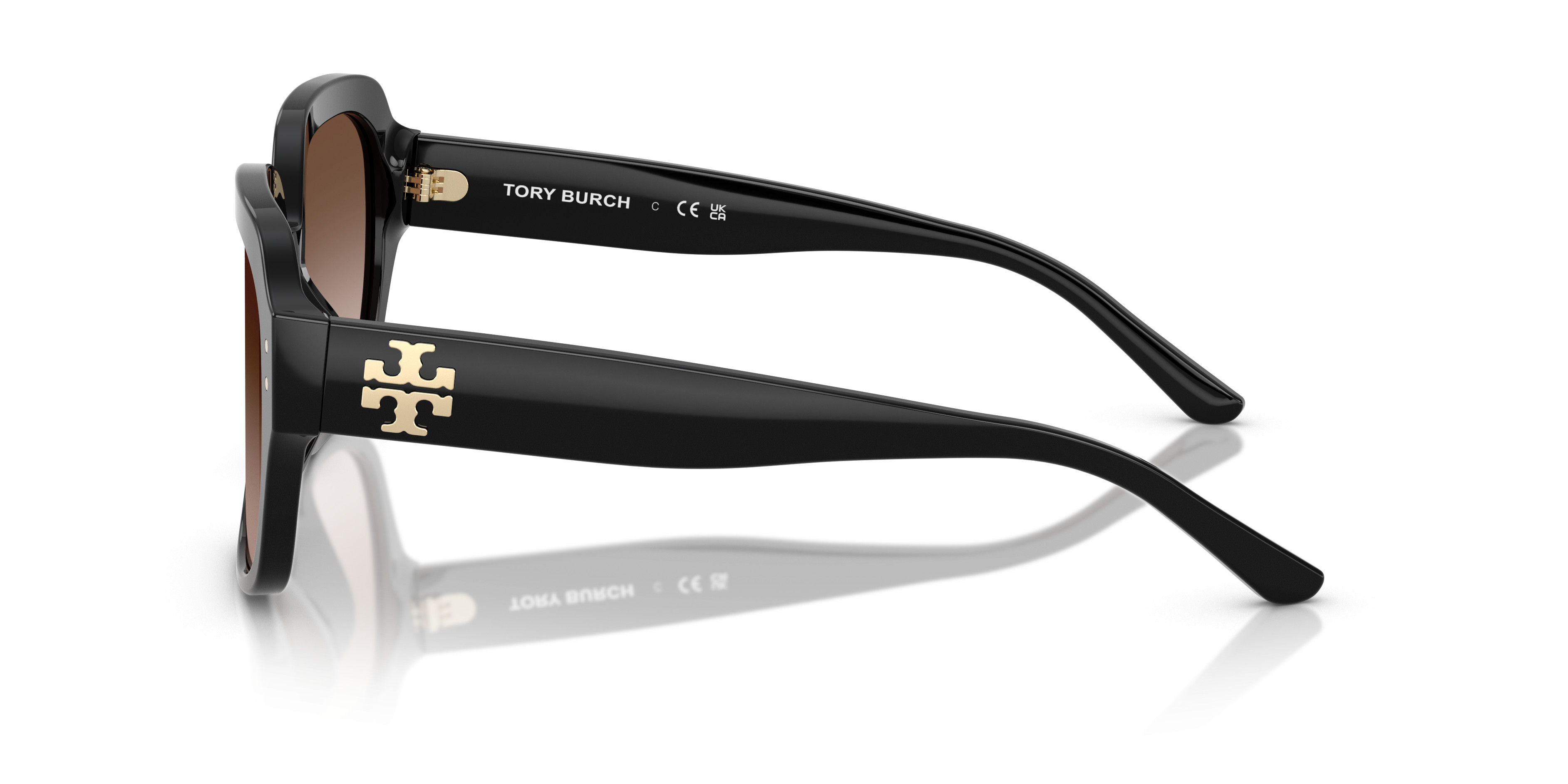 Tory Burch TY7143U Sunglasses Tory Burch TY7143U L (56 - 21) with Brown lenses and  main image 3