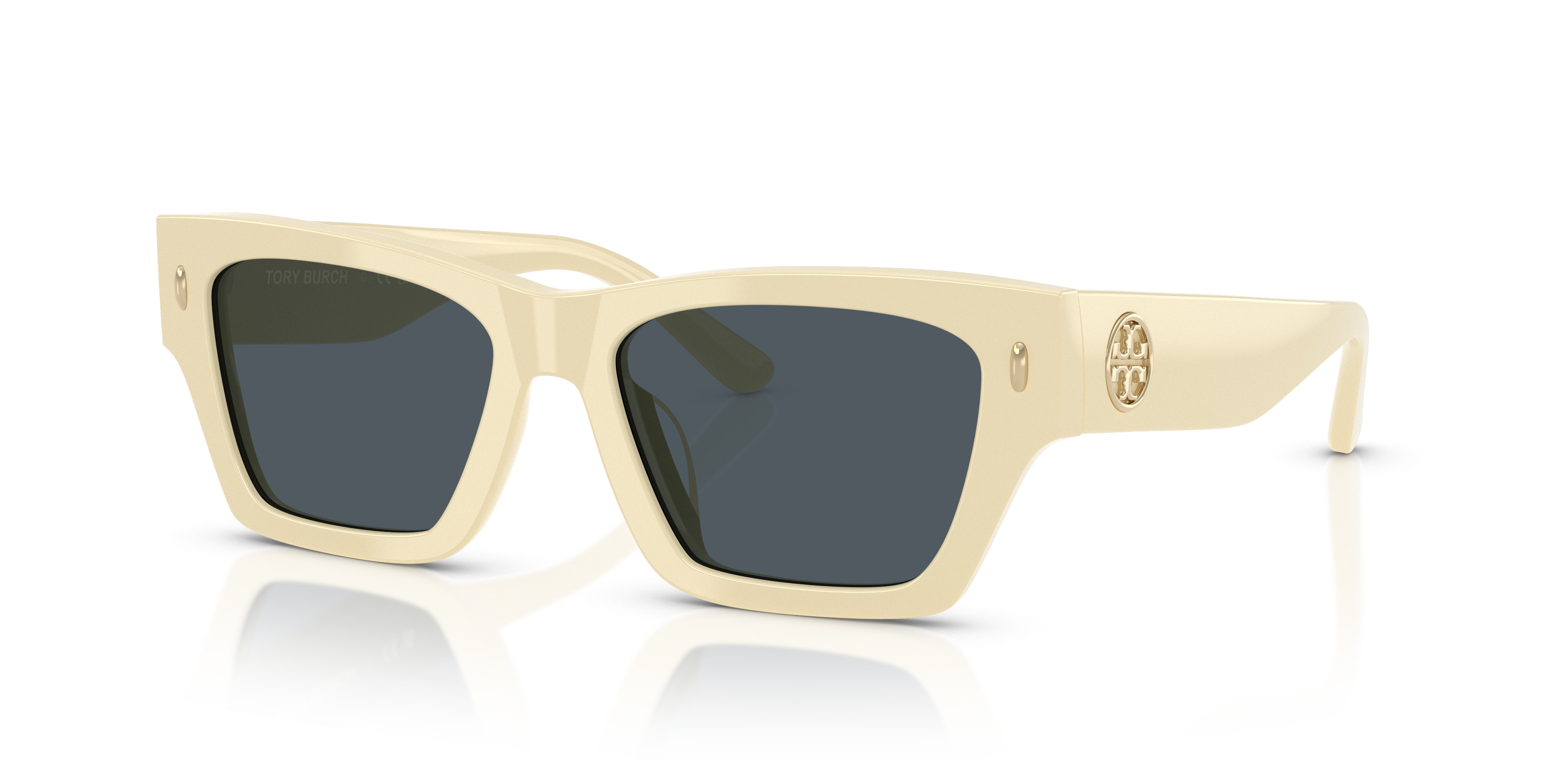 New Authentic Tory Burch TY7169U 1894/80 Cream Sunglasses with Case Sunglasses Tory Burch TY7169U | Free Shipping | Glasses.com® main image 2