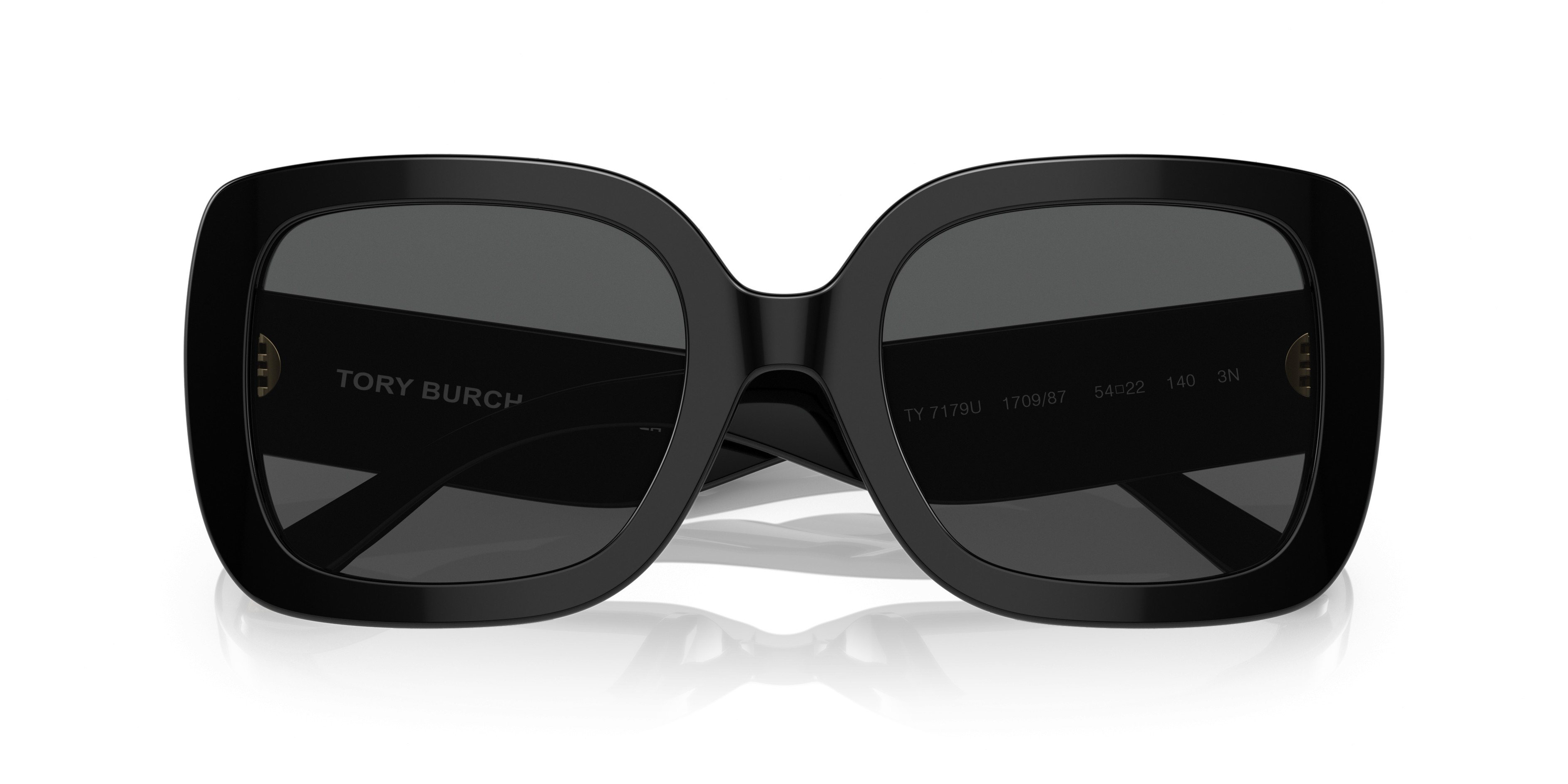 Tory Burch sunglasses from new line! BRAND NEW!!!! MILLER SQUARE BLACK SOLID GREY 7191U170987 TORY BURCH main image 2