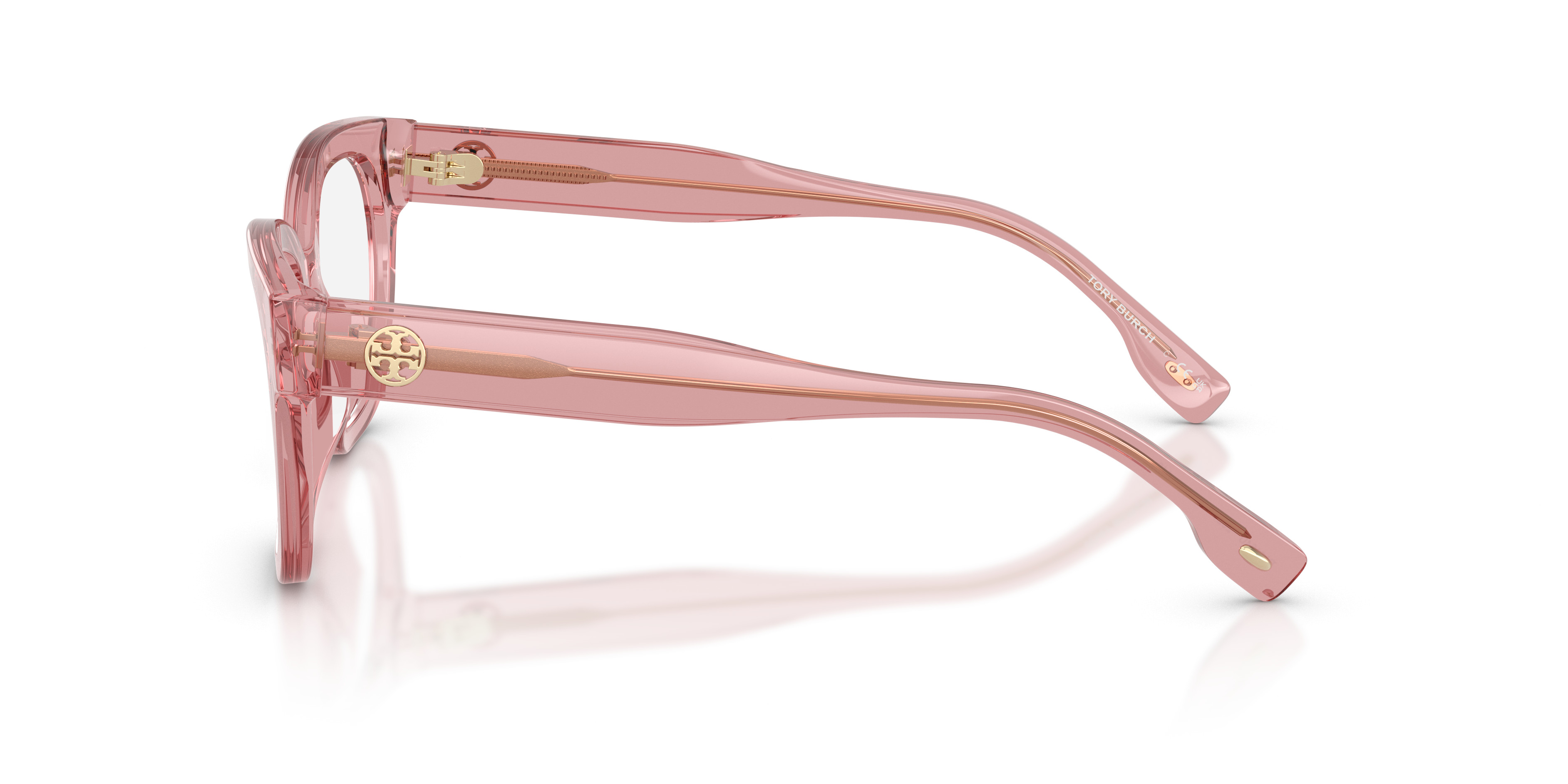 Tory Burch Photochromic Reading Glasses +1.75 Pink Tortoise NEW w/ Case Tory Burch TY2170U Eyeglasses | LensCrafters main image 4