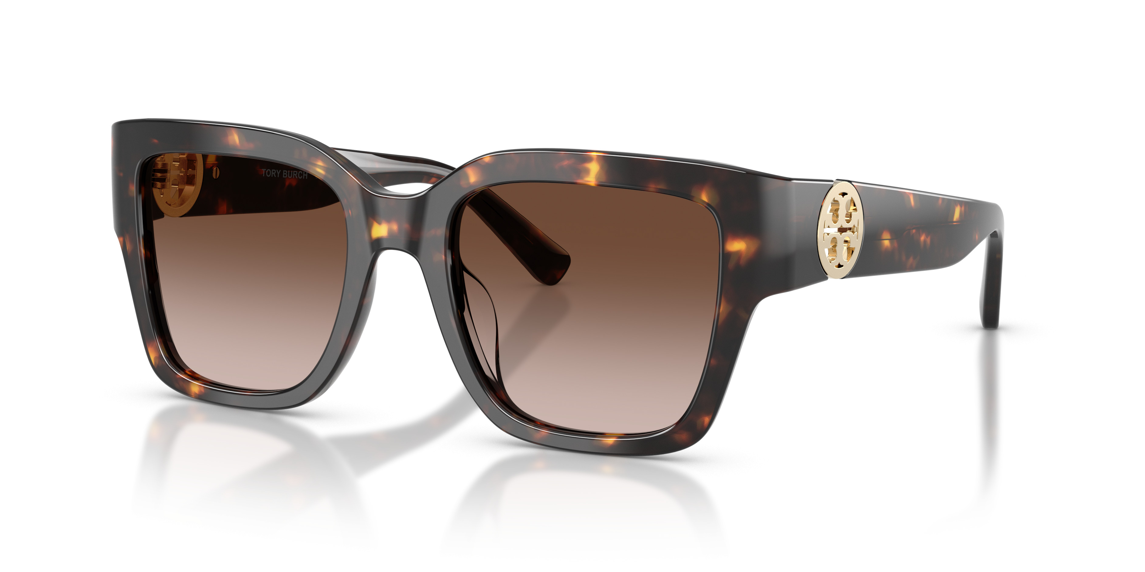 Tory Burch two tone sunglasses Tory Burch TY7218U Square Acetate Sunglasses | Neiman Marcus main image 2