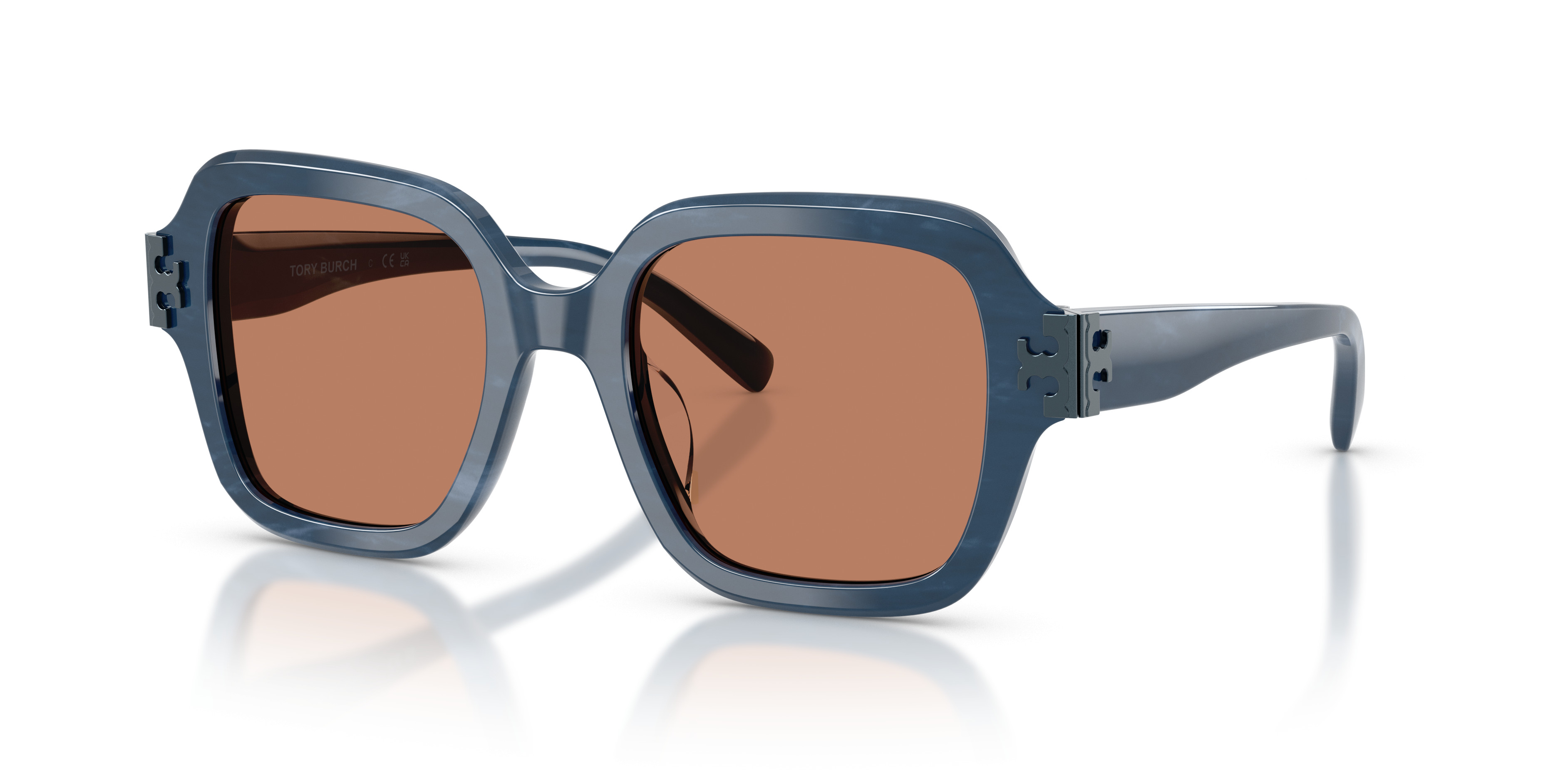 New Tory Burch Women Dark Tortoise Sunglasses 51-20-140 Tory Burch Sunglasses TY 7191 U 172813 Dark Tortoise Brown  main image 4