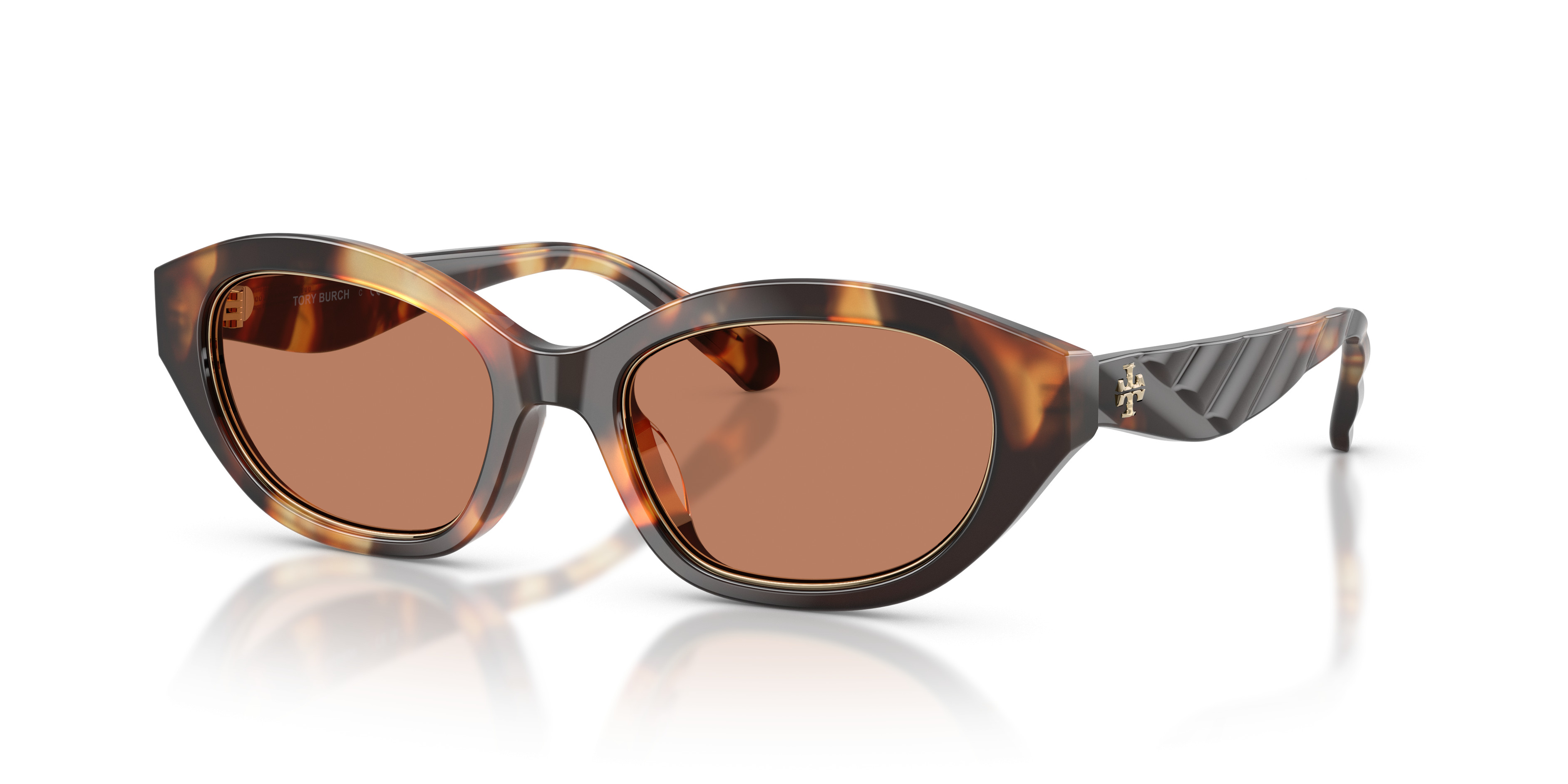 Tory Burch | TY7022 Black Brown Multicolor Tortoise Sunglasses Amazon.com: Tory Burch Sunglasses TY 7180 U 172813 Dark  main image 2
