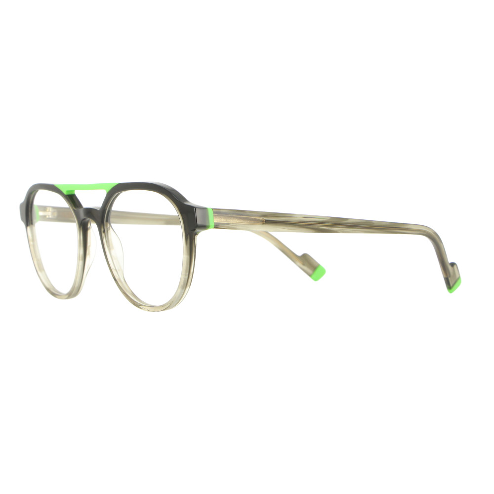 Vanni V5295 C76 Eyeglasses Brown Lime Green‎ 135 Italy Made Vanni - The Eyewear Company main image 4