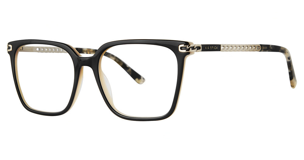 Via Spiga Womens Eyeglasses Bria Black Square 54-17-140 NWT Via Spiga Black Eyeglass Frames for sale | eBay main image 4