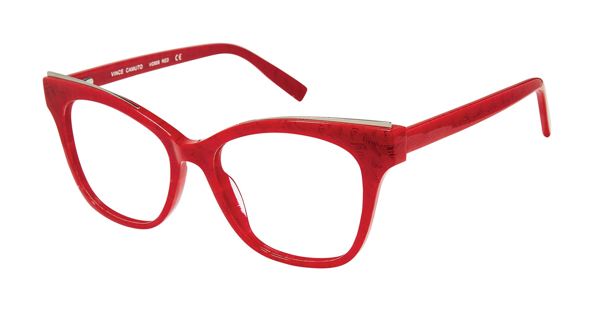 Vince  camuto Cat eye red sun glasses Vince Camuto VC1063 RD Cat Eye Sunglasses Red Frame Pink  main image 2