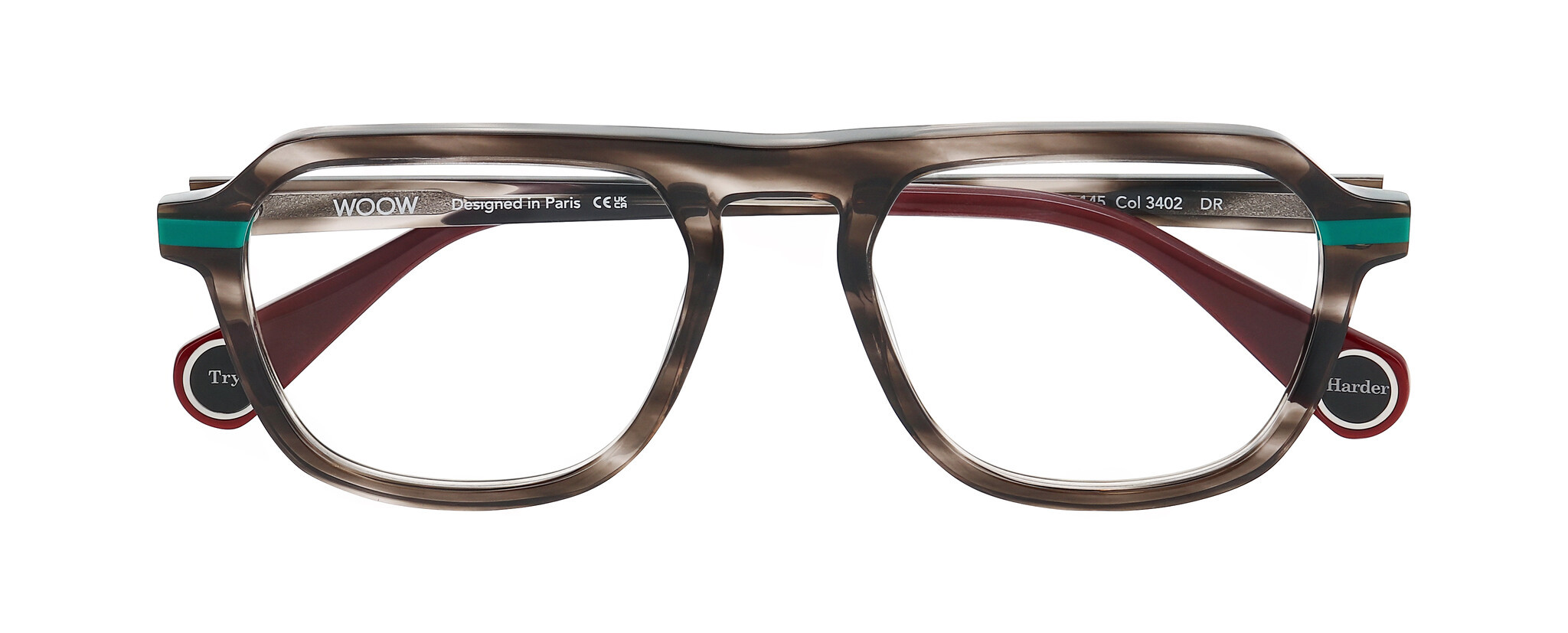 TRY HARDER 2 Eyeglasses - Woow Authorized Retailer 