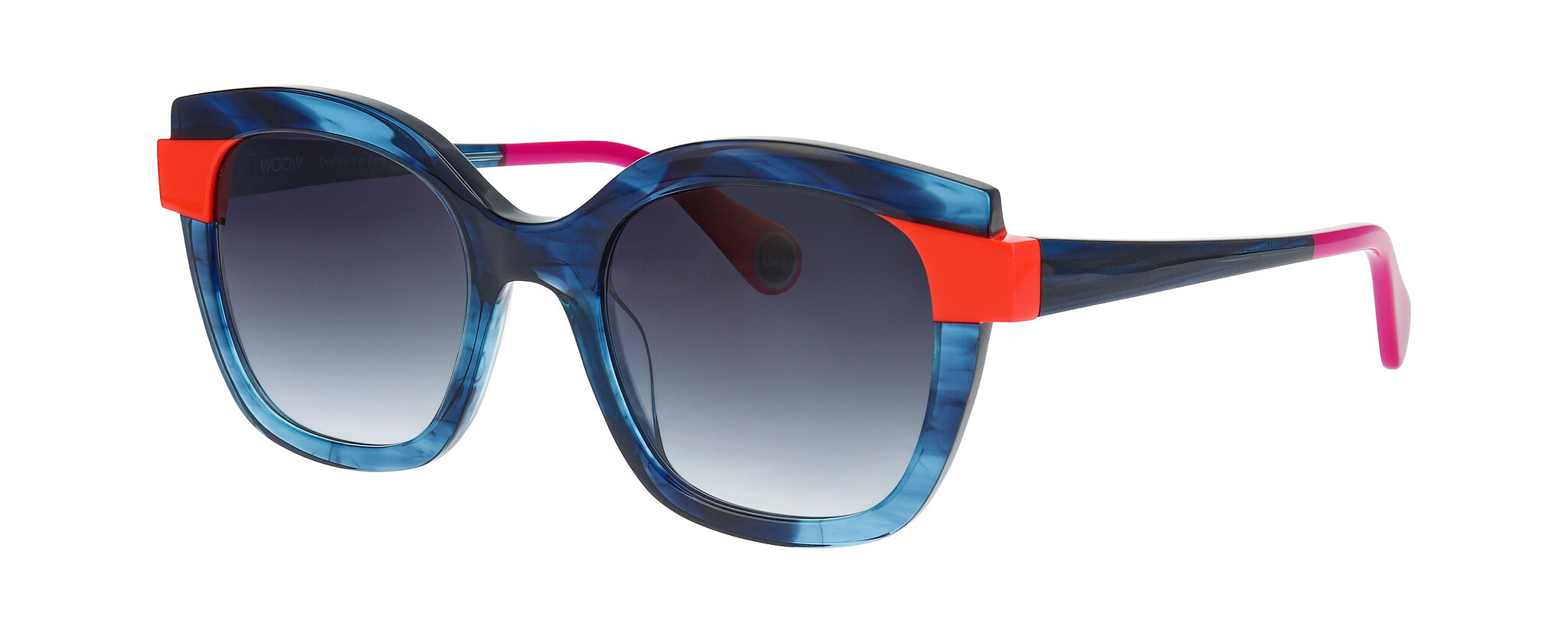 NEW WOOW Women\'s Navy Sunglasses with Orange Case SUPER BLUFF 2 Sunglasses - Woow Authorized Retailer  main image 4