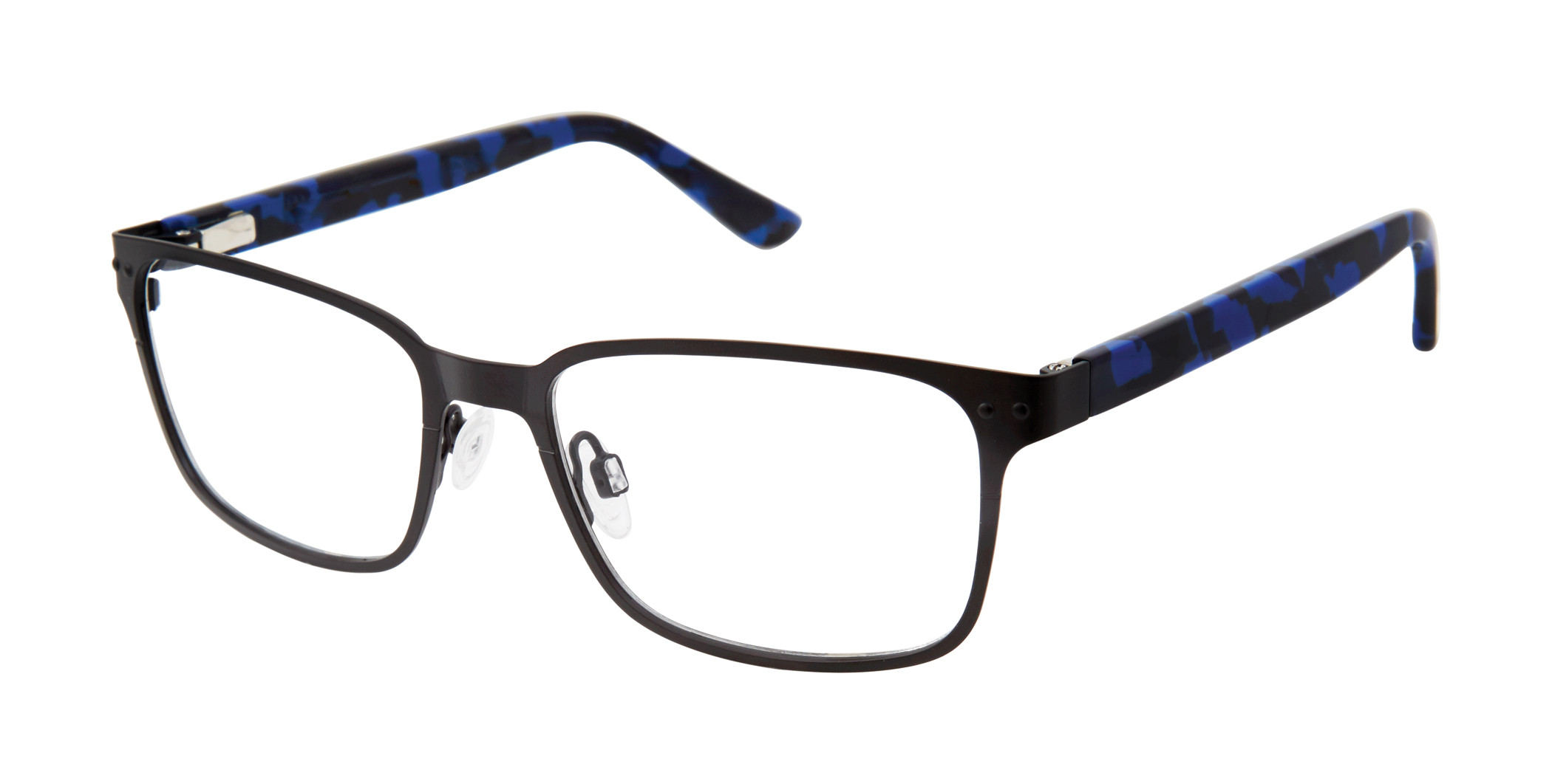 Zuma Rock Zr015 Blu Blue Camo / Slate Authentic Eyeglasses 52-16-140 ZUMA ROCK ZR003 SLATE BLUE 49/16/135 B:36 FLEX HINGE  main image 3